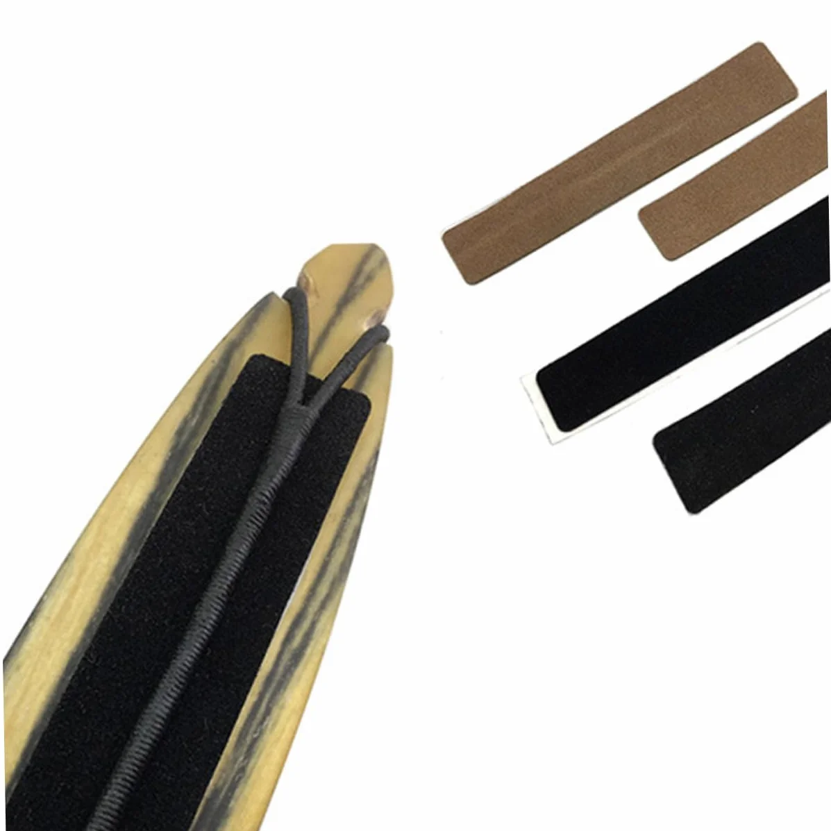 Sosoport Arco Ligeramente Amortiguado Lanzamiento Proa Pesca Tiro con Arco Flechas Placa Silenciosa Vibración Estante Black