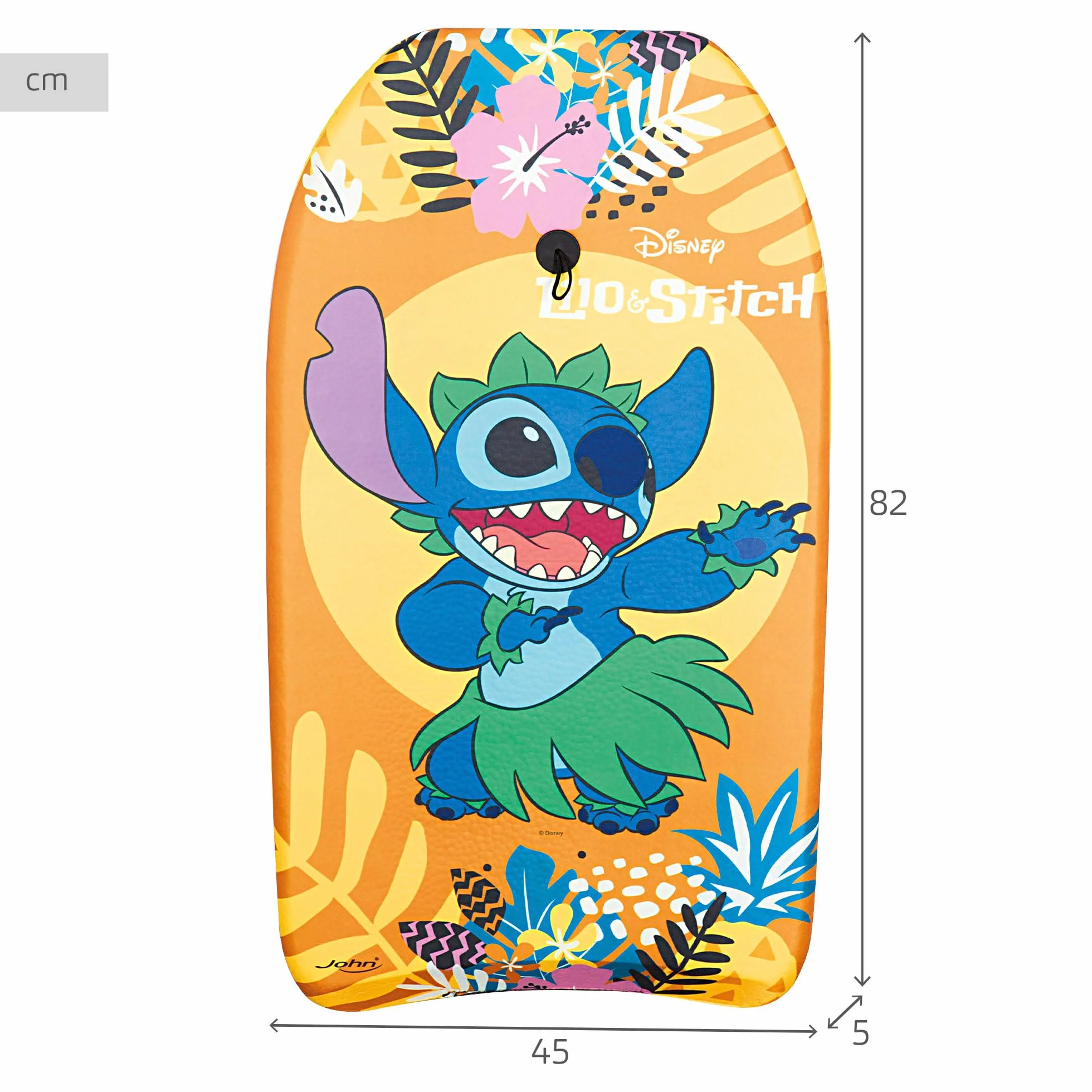 COLORBABY Disney Stitch Bodyboard Infantil 82x45x5 cm Espuma Ligera Playa Piscina