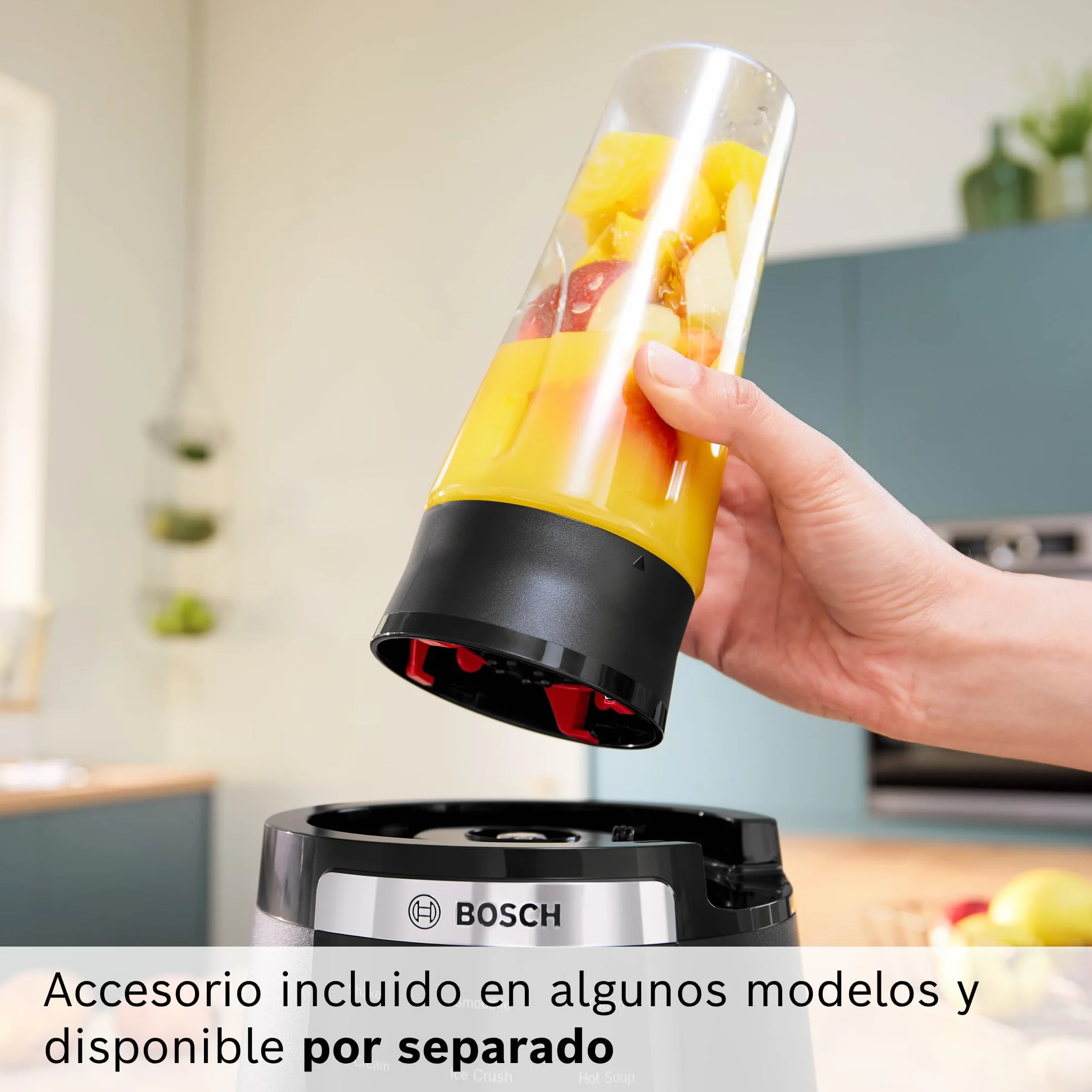 Bosch - Batidora de vaso VitaPower Serie 6, motor de 1800 vatios, velocidad del motor de hasta 45.000 rpm, 6 programas automáticos, jarra batidora Tritan, negro, MMB6652B
