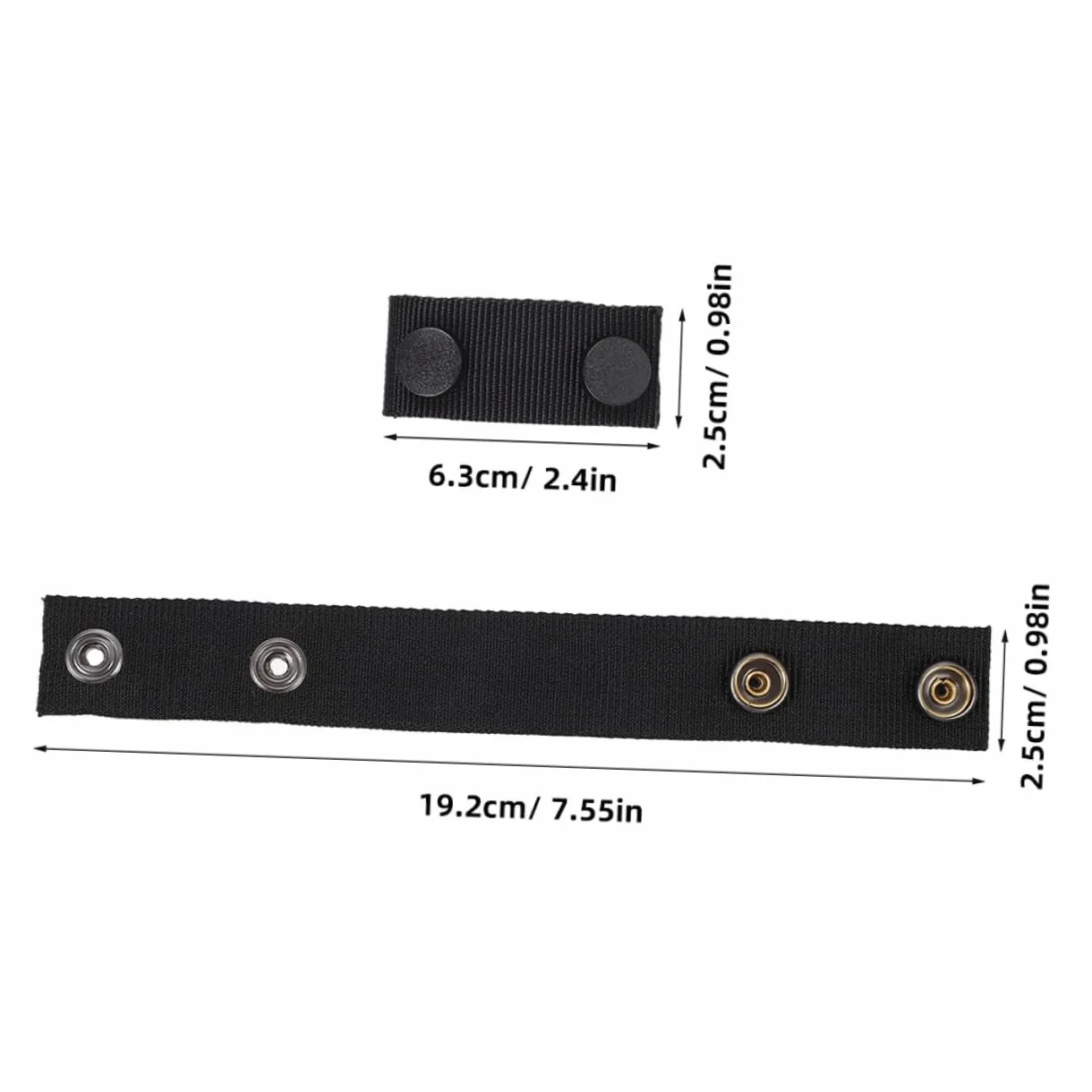 BESPORTBLE Sujetacinturones De Servicio 6 Piezas Presilla De Cinturón De Nailon 19x2.5cm Ligera y Resistente Camping Senderismo Accesorios Seguridad Exteriores