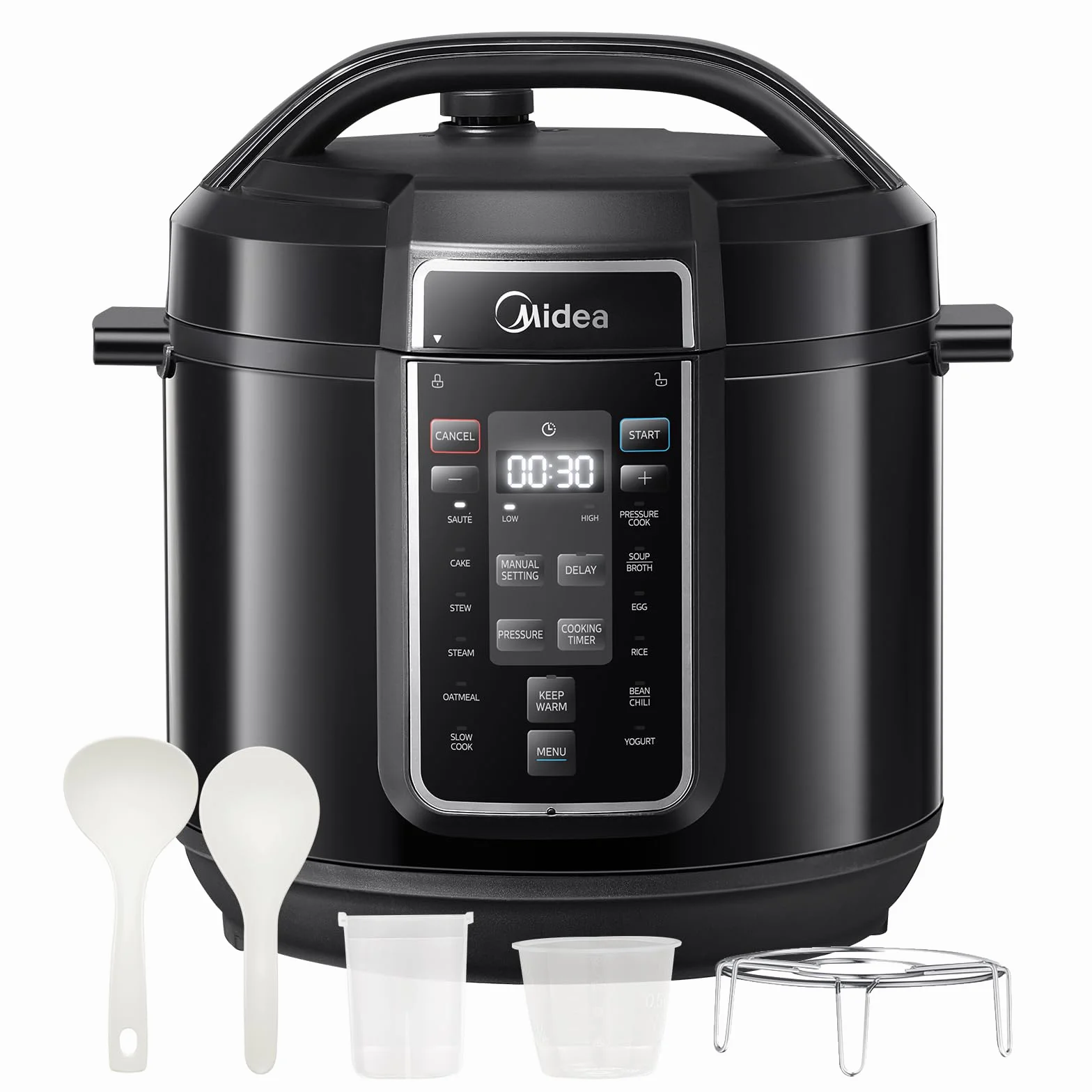 Midea Olla Rapida a Presión Eléctrica MY-CS8037WP