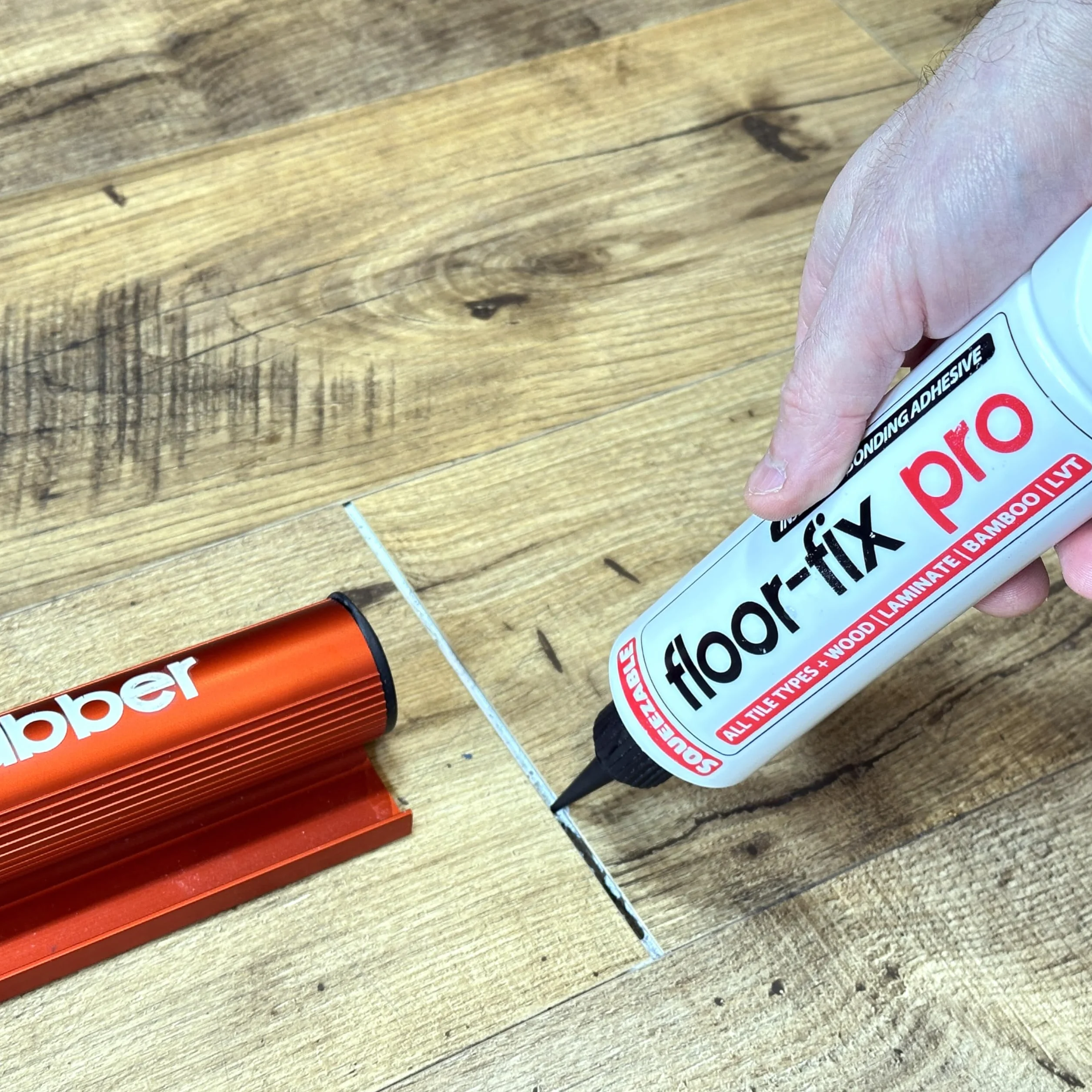 Plank Grabber Herramienta Reparación Suelos Laminados Nano-Succión Aluminio