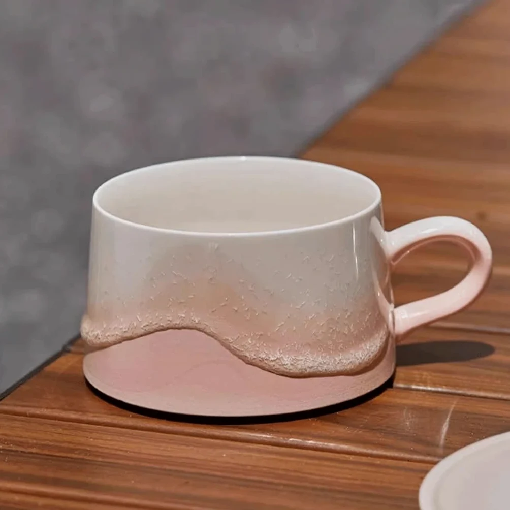 Tazas Cafe Taza De Café Bajo Vidriado Cerámica Hecha A Mano Mug Cups