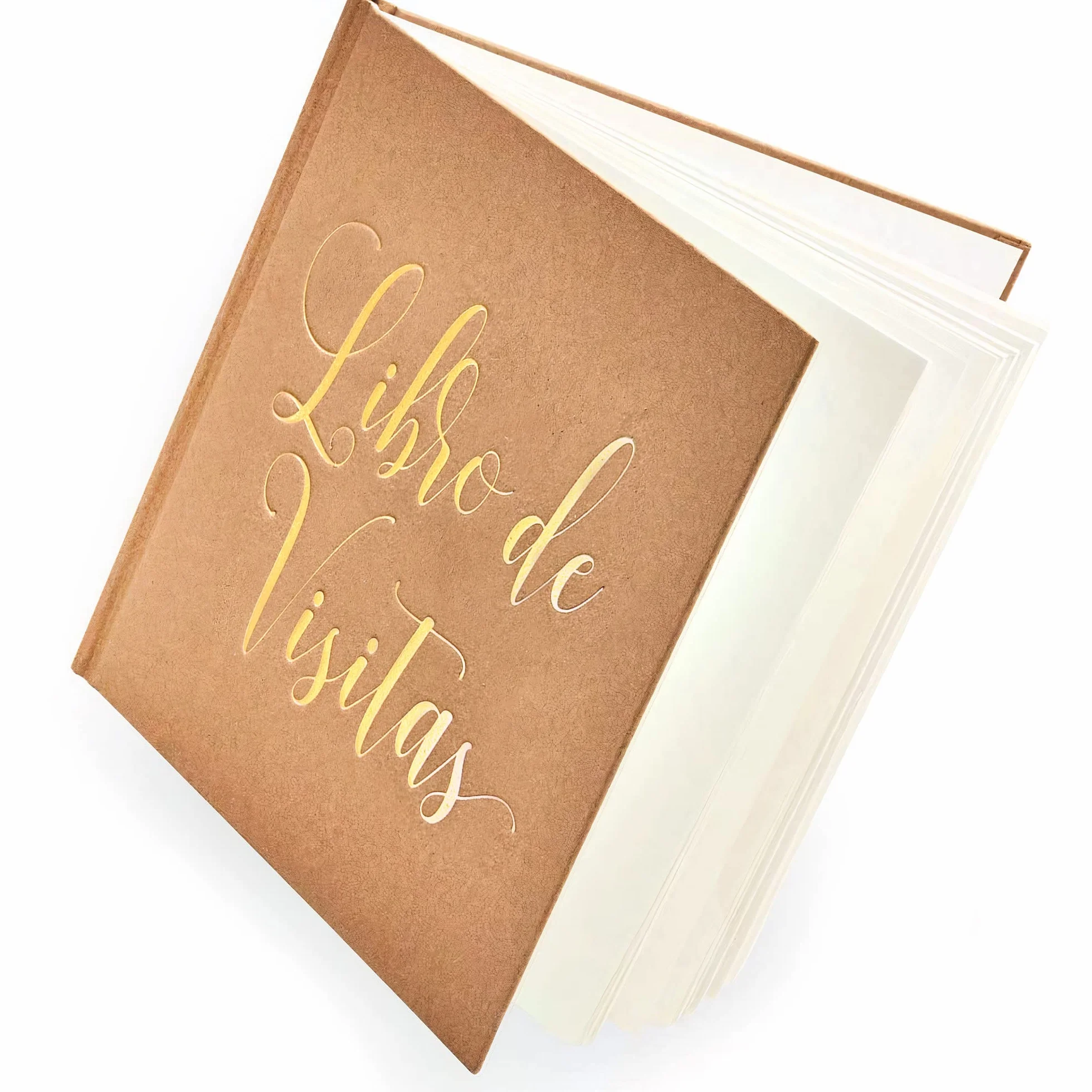 Plantvibes Libro de Visitas Spanish Version para Bodas, Bautizos o Fiestas de Cumpleaños, 72 Páginas, Tapa Dura, Libro de Visitas Vintage Ideal como Libro de Visitas