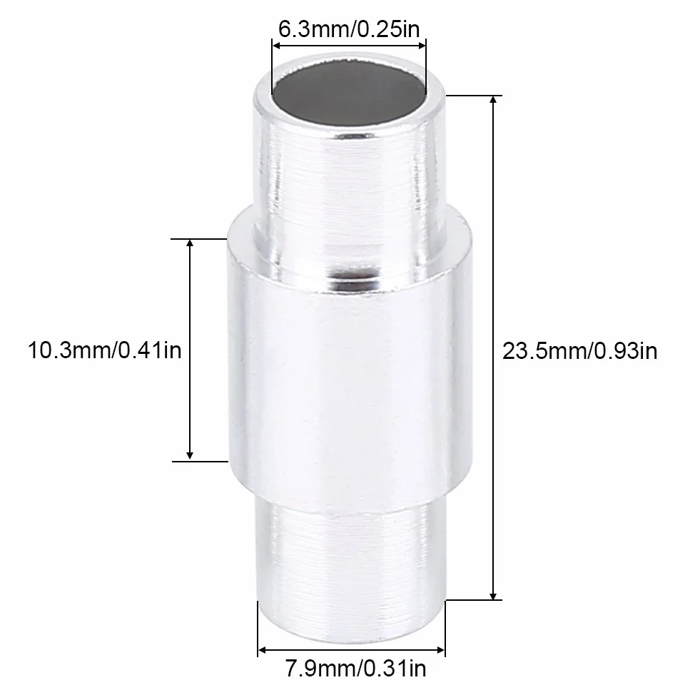 Asixx Espaciadores de cojinetes para patines en línea, 10 piezas de aluminio, 8mm rodamientos con ejes de 6mm