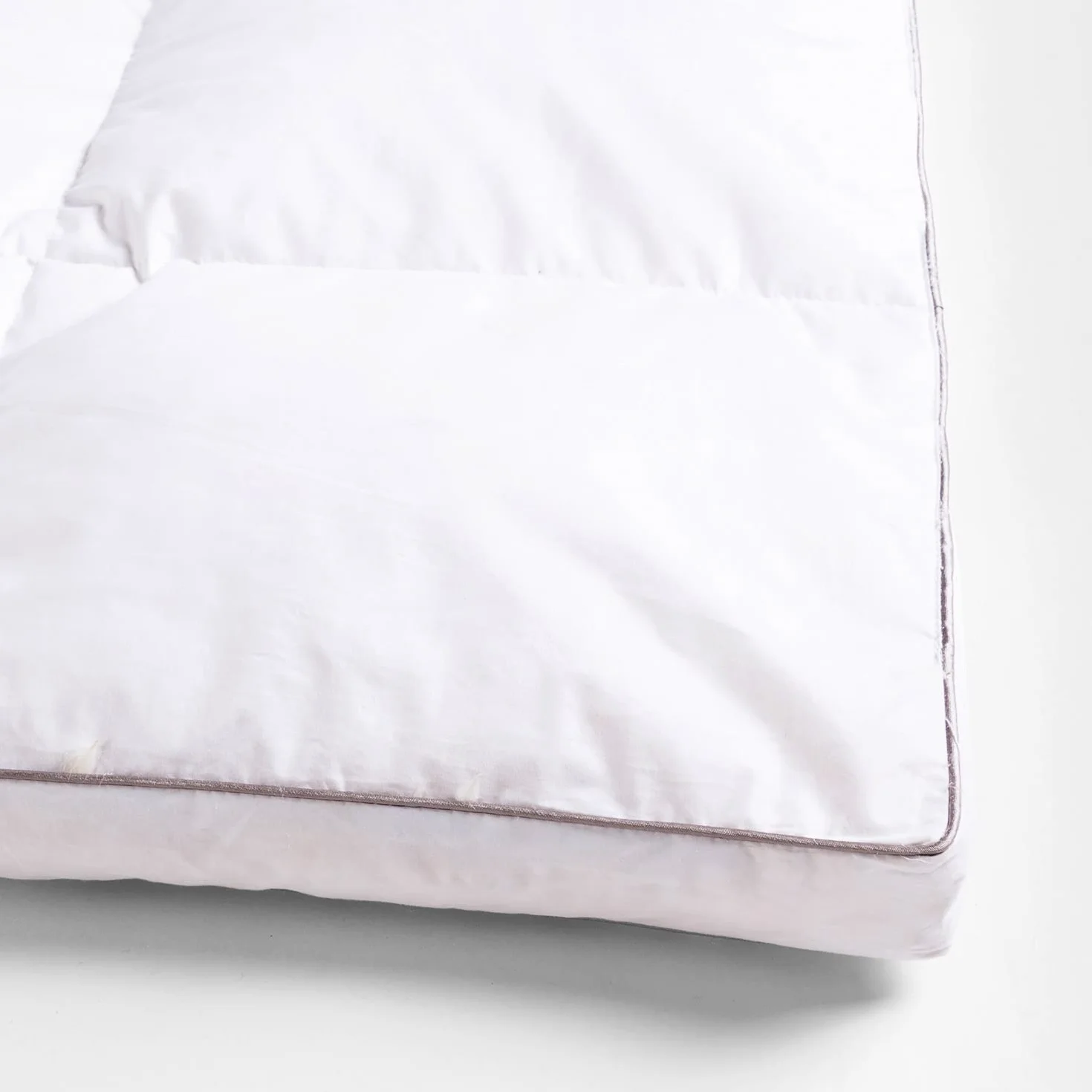 What the Sleep - Topper de Plumas 90x200 cm - Sensación Nube - Sobrecolchón Grosor 5 cm, Pluma 100%, Transpirable Gran Acogida, Extrasuave, Cubrecolchón