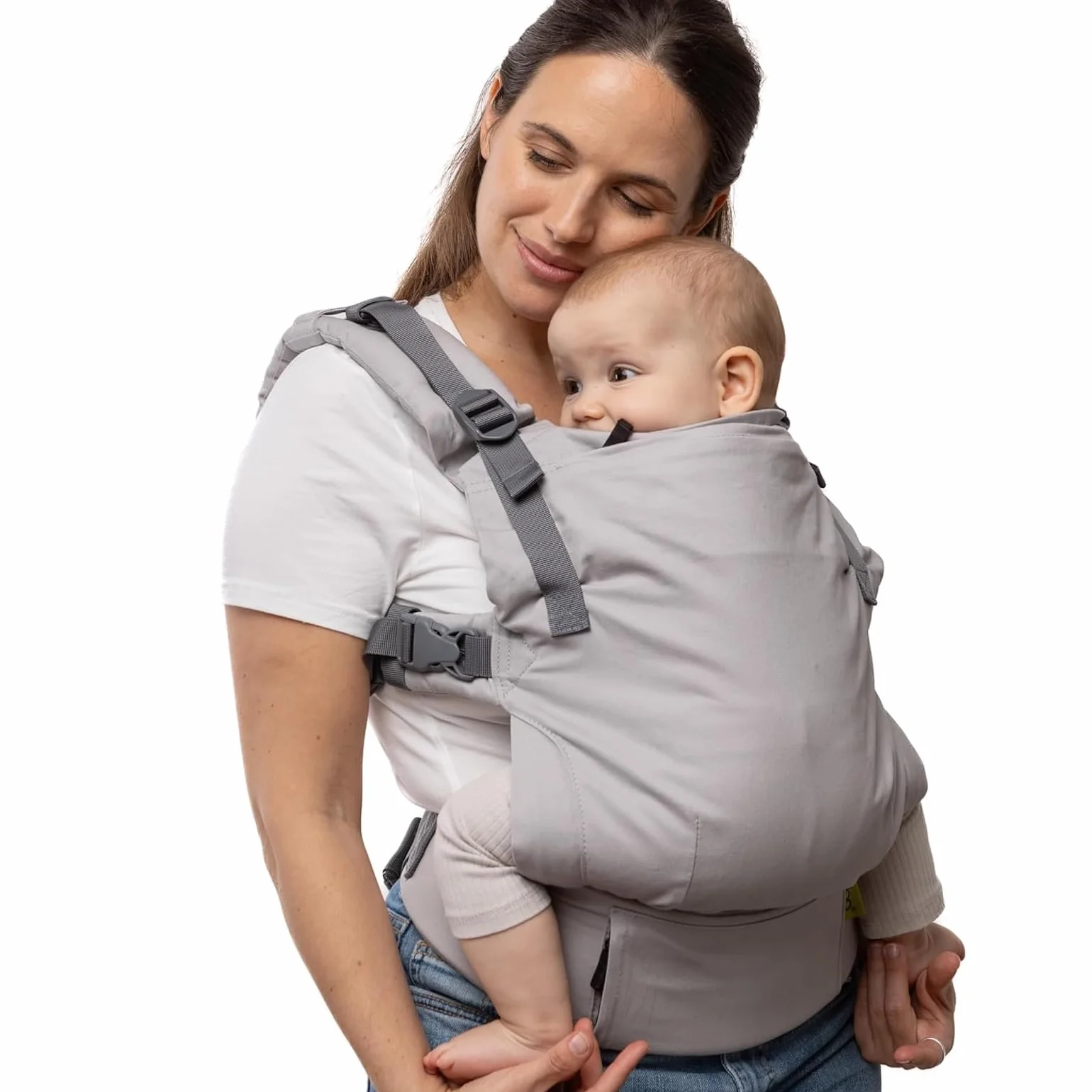 Boba X Mochila Portabebés Ergonómica Ajustable para Recién Nacidos 3-20 kg Gris