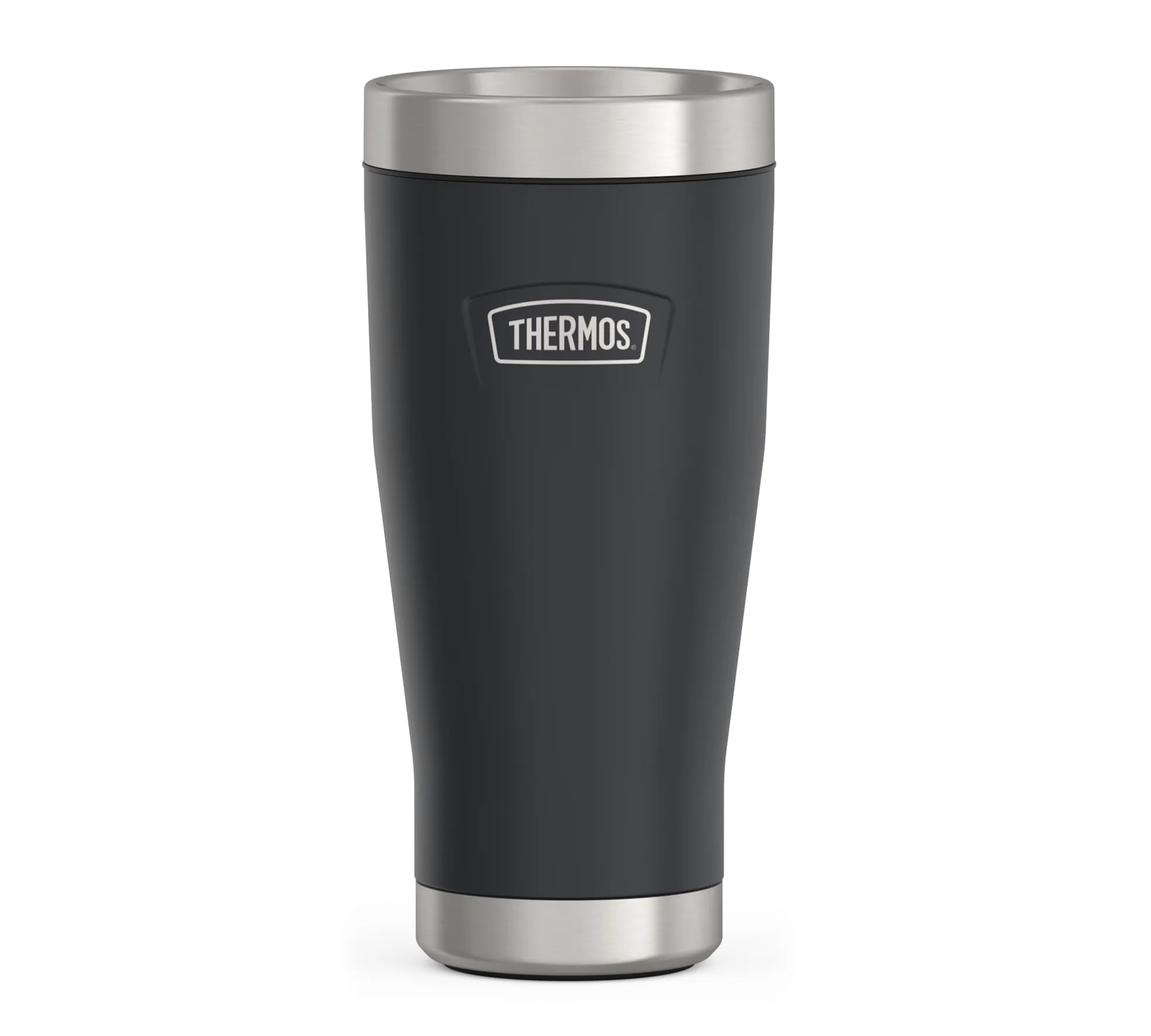 Thermos ICON MUG 0,47 l, gris oscuro/grafito mate, taza térmica de 470 ml, taza de café para llevar, de acero inoxidable, vaso térmico, 7 horas de calor/22 h frío, apto para lavavajillas, | Taza térmica de acero inoxidable a prueba de fugas, 22 horas, apt