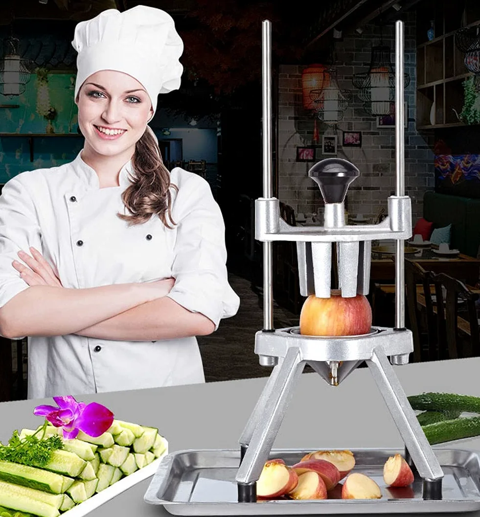 Cortador de frutas, cortador de limón y lima, resistente, 6 secciones, 8 secciones, hoja de acero inoxidable para bares, restaurantes, fiestas, herramientas de cocina