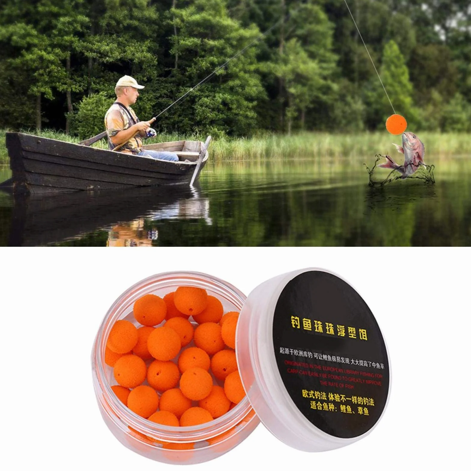 Señuelos de Pesca de Espuma Pop Up Boilies Pellets Suaves Bola Carpa Flotante 10/12mm 30 Uds