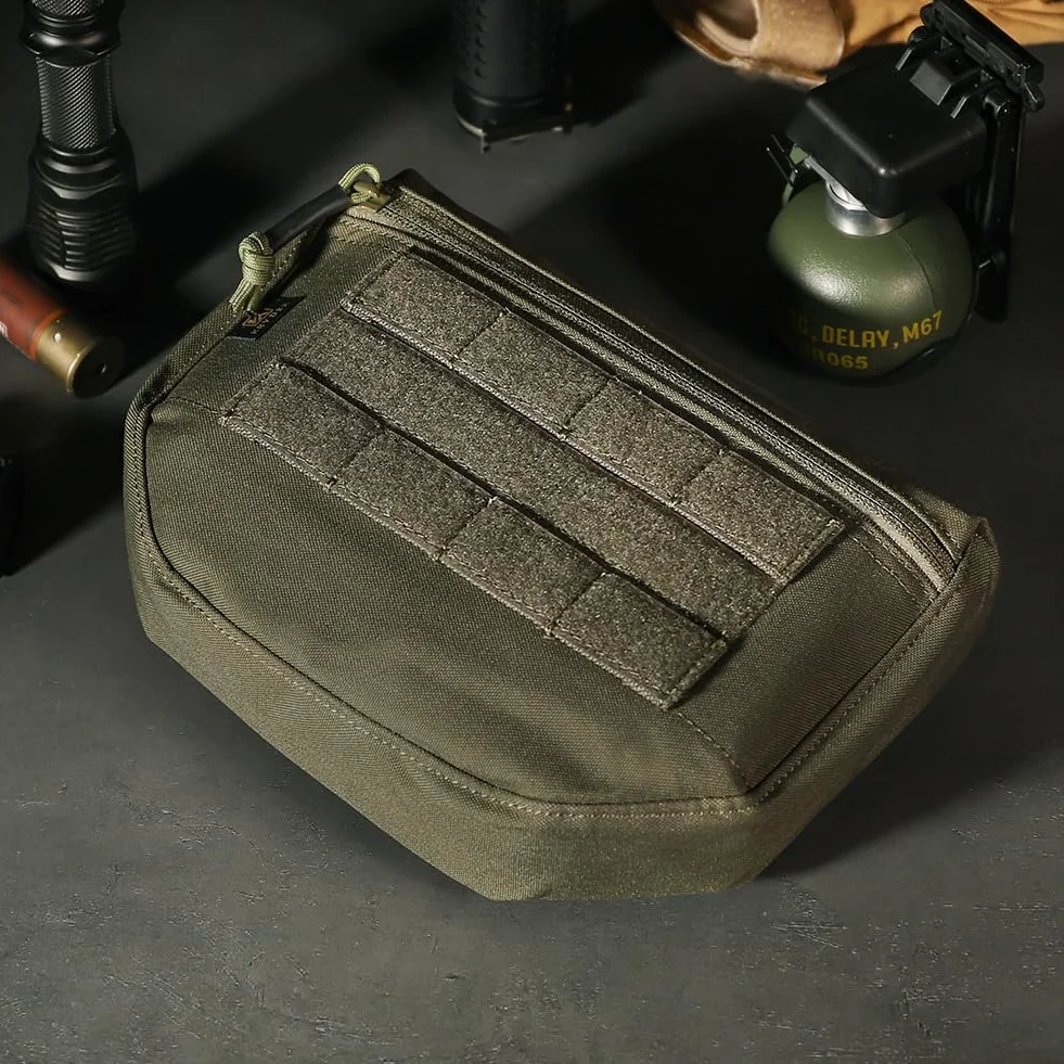 KRYDEX GEAR Dump Pouch Tactical Drop Bag for JPC CPC AVS Vest with Hook and Loop