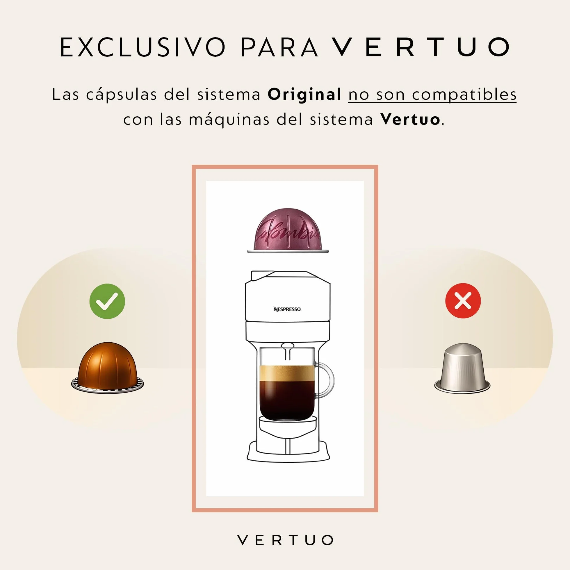 De'Longhi Nespresso Vertuo Lattissima ENV300.B, Máquina de Café Automática con Espumador de Leche Automático, Cafetera de Cápsulas Individual, 5 Tamaños de Taza, 1500W, Negro Mate y Brillante | Cafetera con sistema de leche integrado, 5 tamaños de taza, c