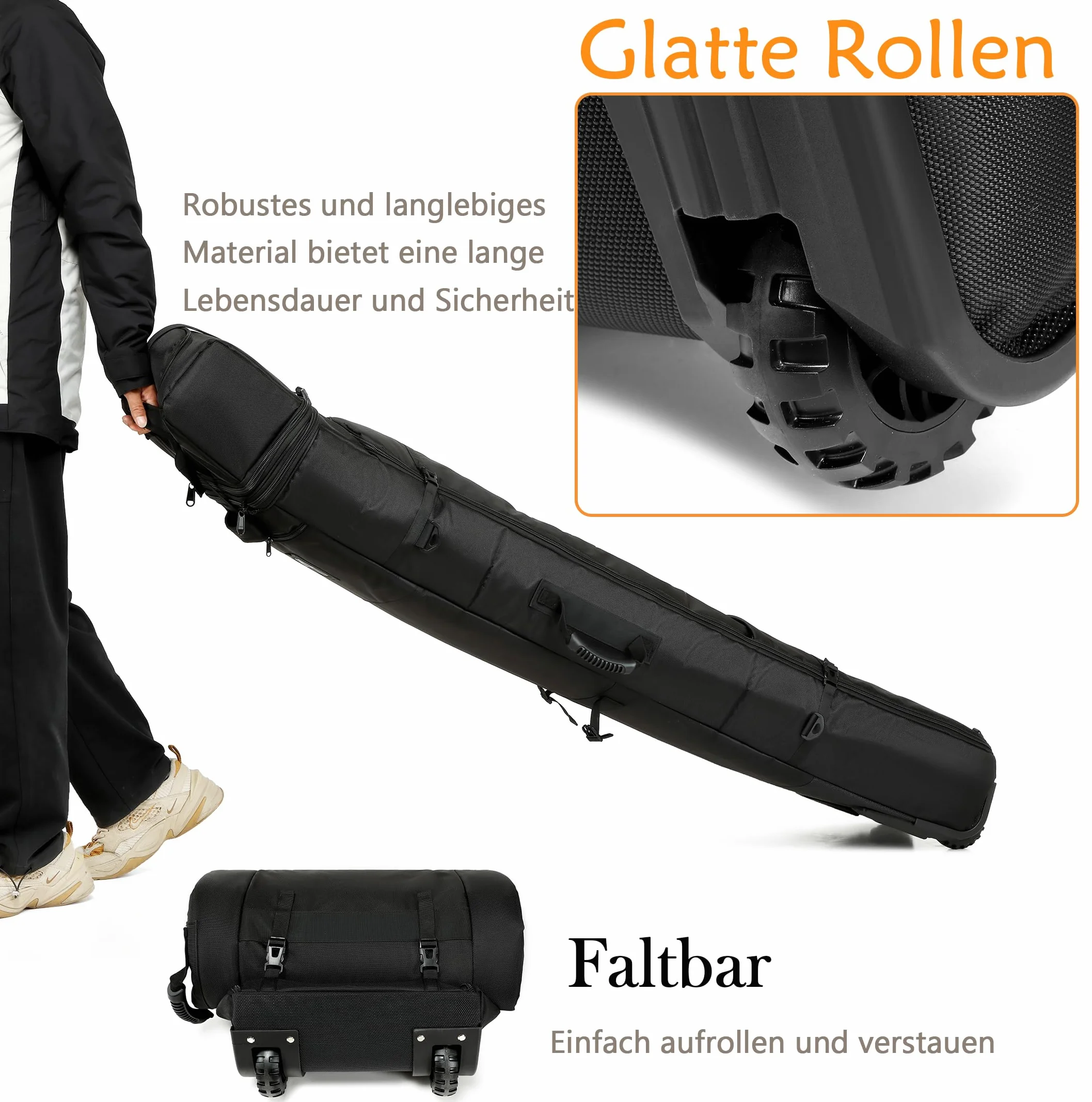 Bolsa de snowboard con ruedas de viaje