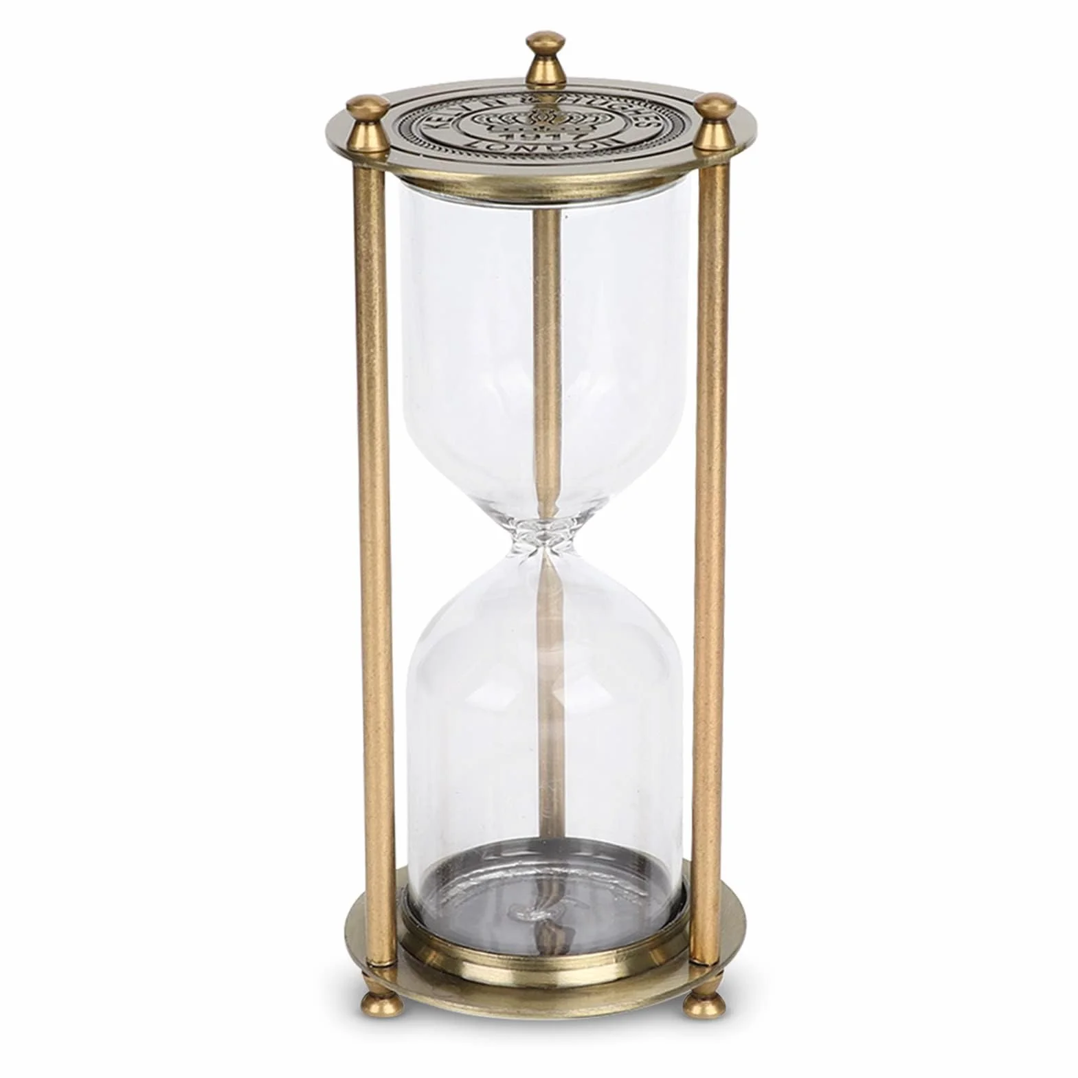 Reloj De Arena Cristal Transparente Temporizador para Decoración De Oficina
