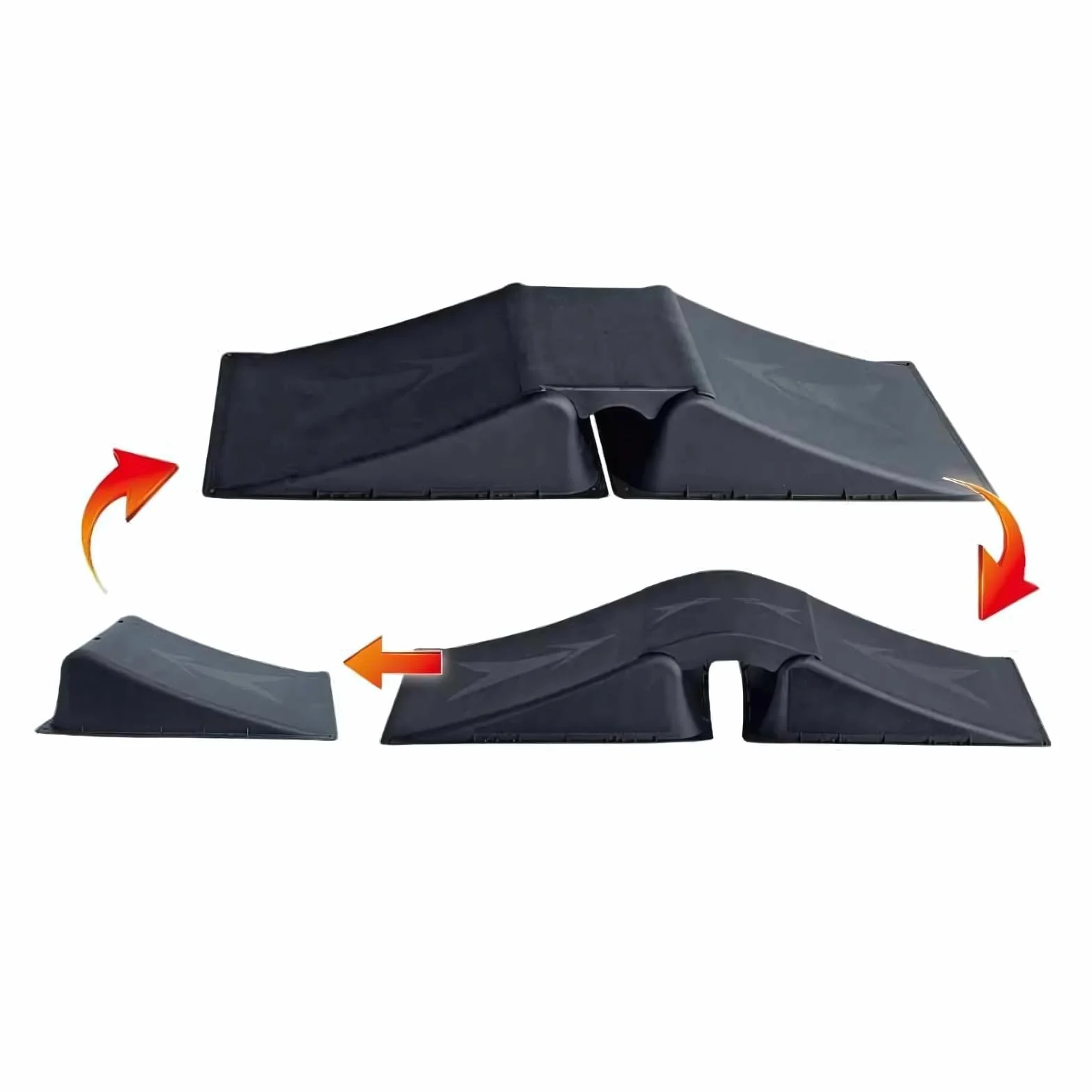 Outdoor Play Multi Rampa para Patines en Línea Patinete City Roller Skateboards y Bikes