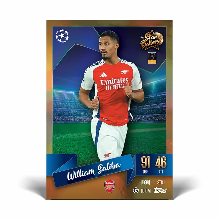 Topps Match Attax 24/25 Actualización Mega Multipack #4 Star Ballers 41 cartas