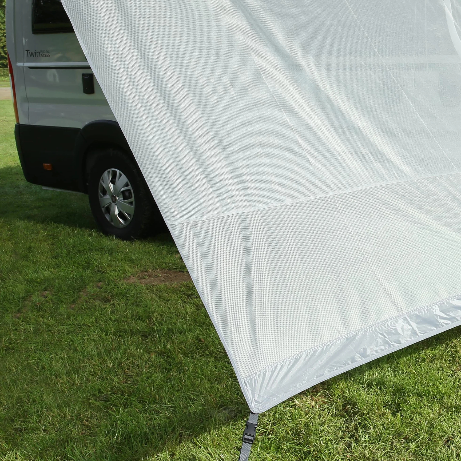 GEAR Capri Sun Blocker Panel frontal de toldo permeable al viento 6 tamaños 3 refuerzos 4,3/6,2/7 mm