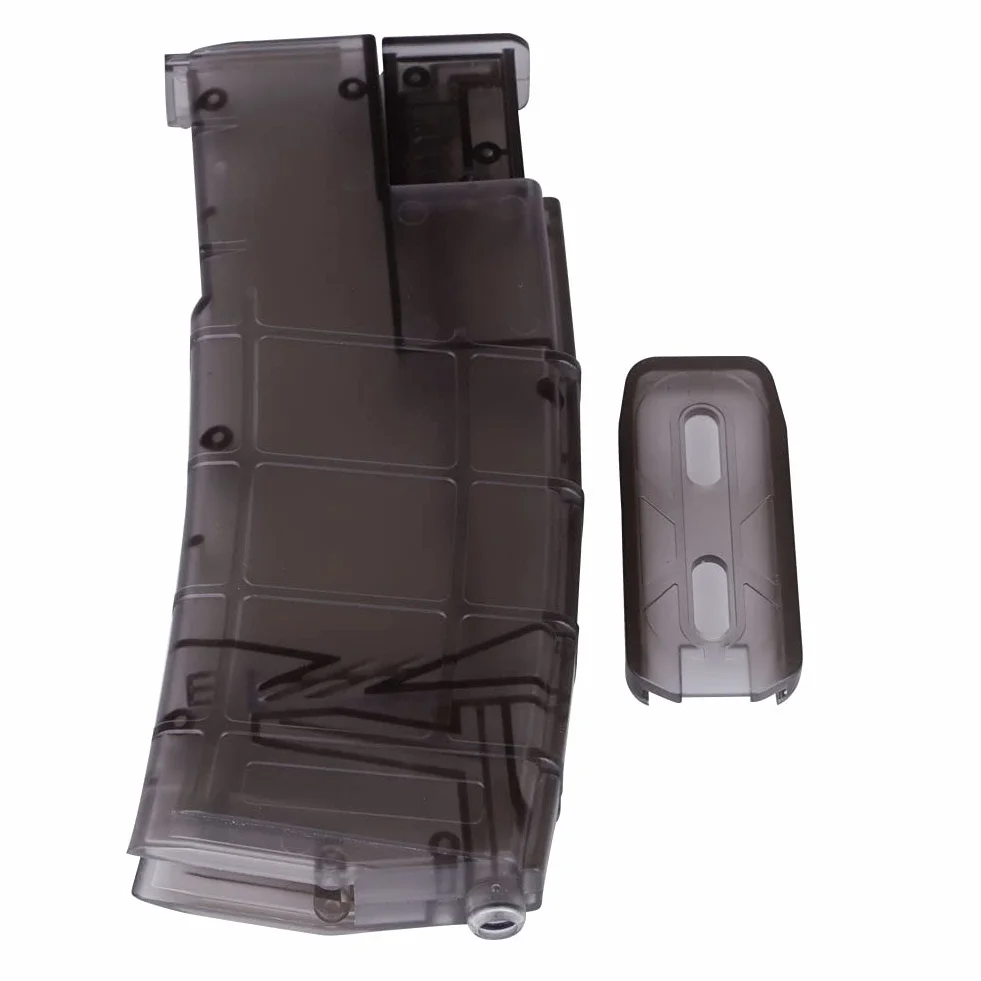 Jungle Leopard Cargador rápido táctico de BB for Paintball M4 de 500 BB de plástico for Uso Militar, for Juegos de Guerra y Caza