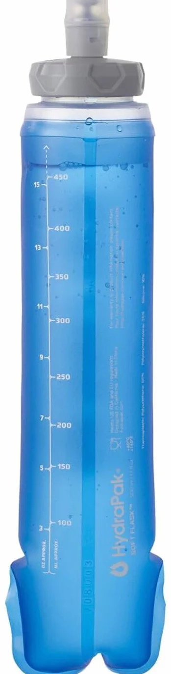 Salomon Soft Flask 500ml/17oz 42 Frasco de Hidratación Suave Unisexo, Fácil de usar, Comodidad, Válvula de alto flujo, Azul