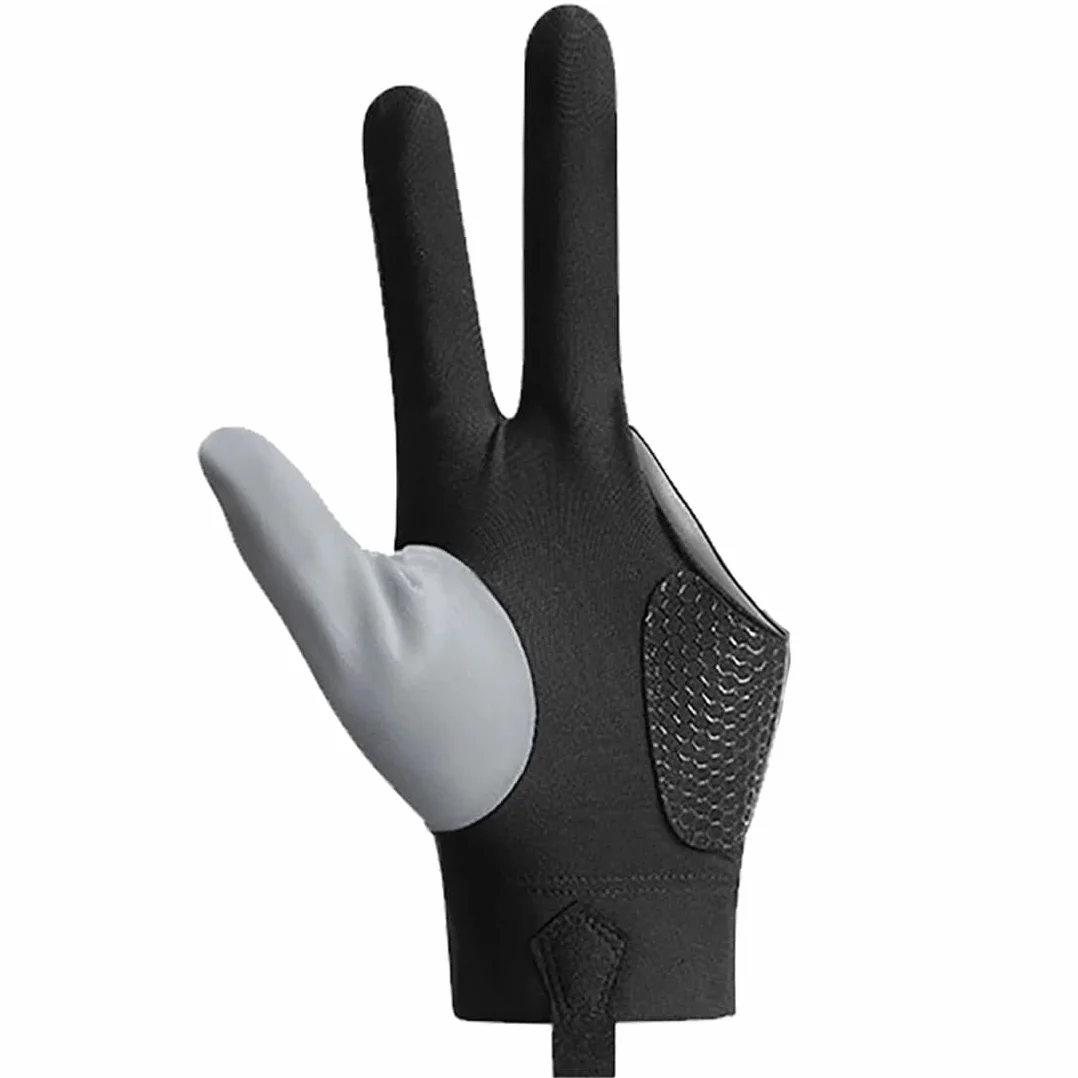 Guantes de billar de la mano izquierda, Guantes de billar de dedo, Guantes de billar de dedo para disparar, Guantes de billar de 3 dedos, Cómodo guante de entrenamiento
