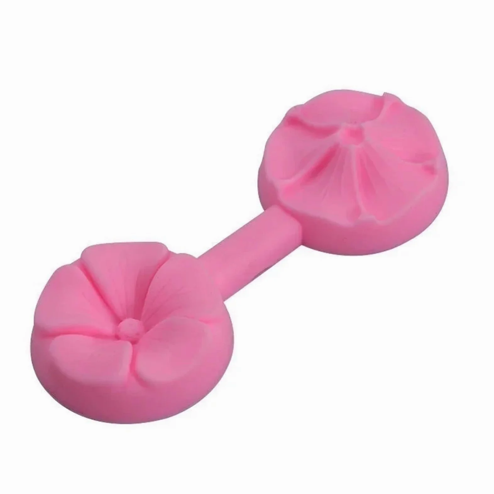 Juego de 4 moldes 3D silicona con forma rosa for decorar pasteles, fondant, chocolate y azúcar Para Repostería Y Postres