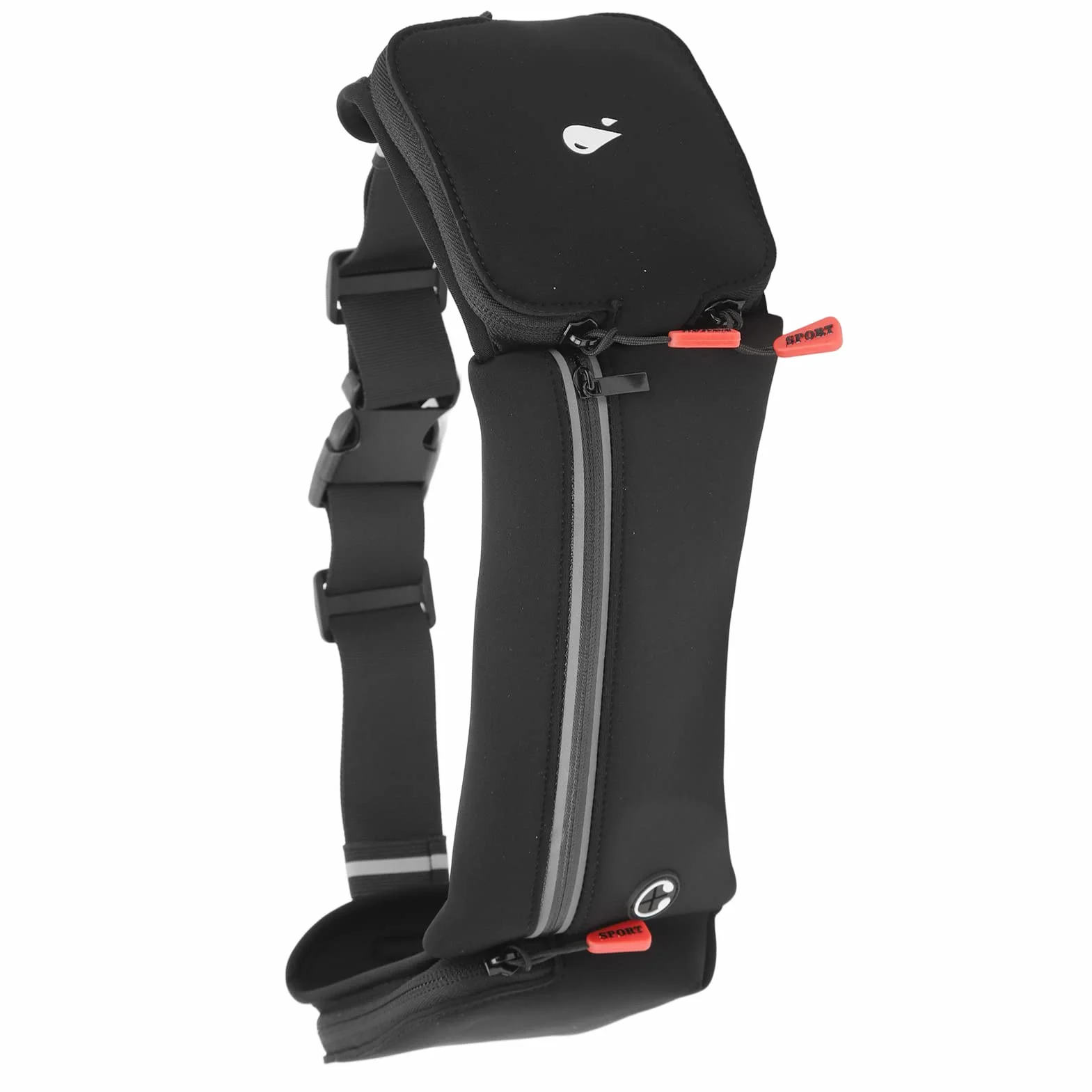 Cinturón de hidratación para Correr, Ligero y Transpirable con Soporte Ajustable para Botella, Manos Libres para Fitness, Running y Senderismo