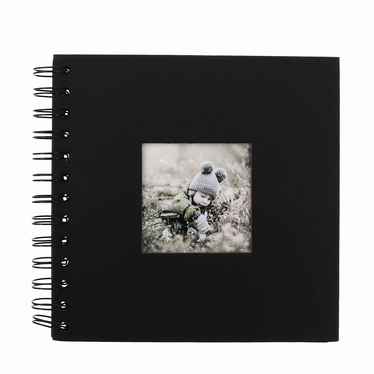 Álbum de fotos Creative Photo Album Página Scrapbook Photo Album Memory Book Libro de visitas 20 Páginas for Aniversario Boda Viajar Baby Shower, etc. Album Fotos (Color : Negro)