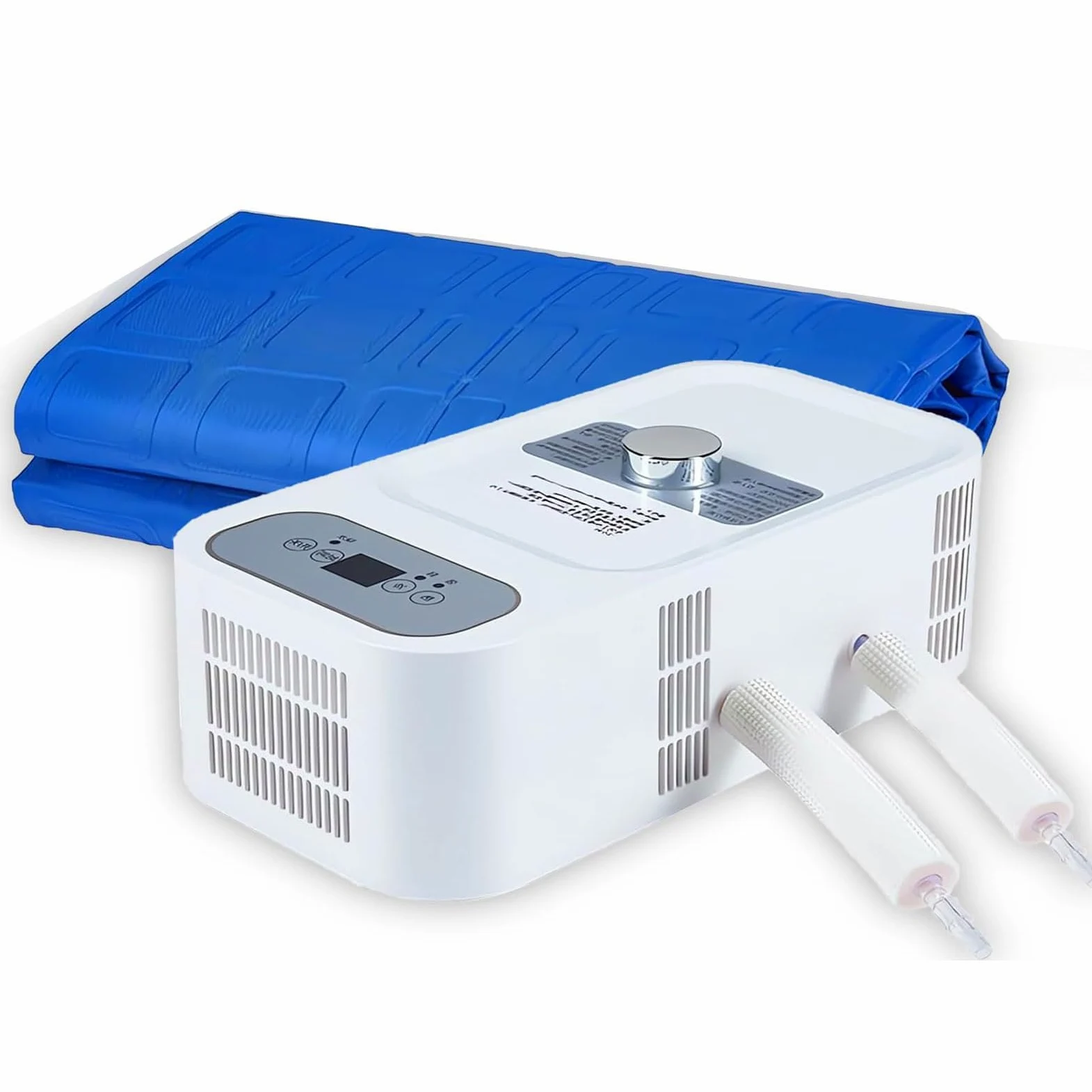Colchón Eléctrico con Enfriamiento por Agua, Almohadilla de Colchón con Enfriamiento por Agua con Temporizador de 12 Horas y Enfriamiento de 3-8℃, Cubierta de Colchón Eléctrica con Enfriado 160x140cm