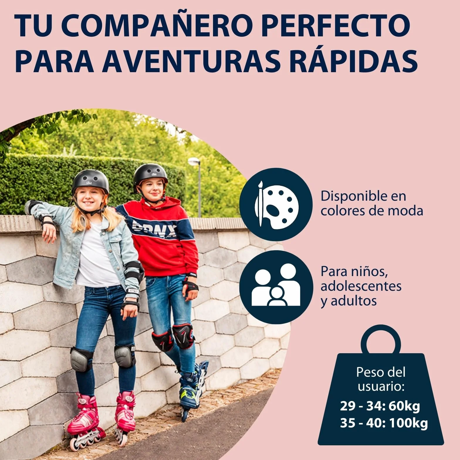 HUDORA Patines en línea Comfort Softboot Patines en línea Ajustables en Longitud y Ancho