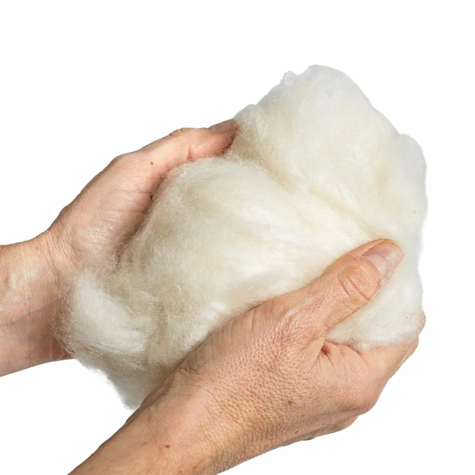 Kapok Fibra 1KG, Fibra de Kapok Natural para Yoga y cojín - Acolchado Natural Kapok
