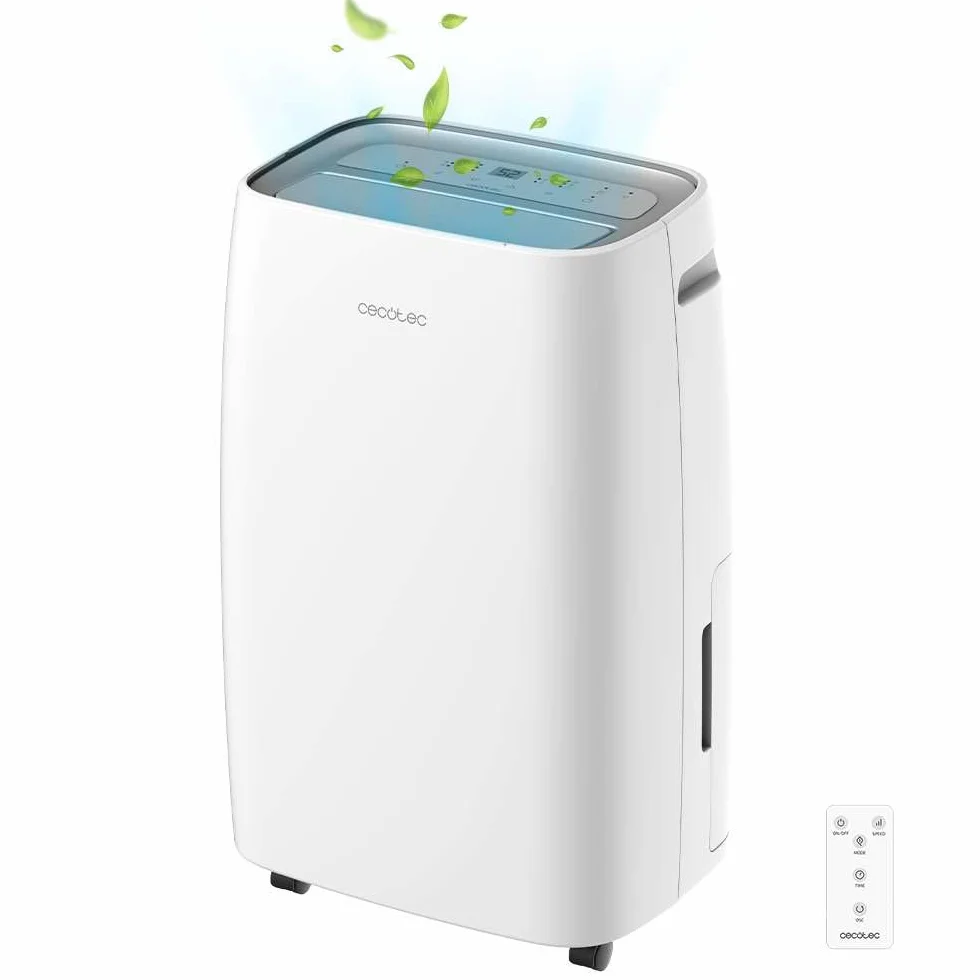 Cecotec Deshumidificador con Temporizador y Control Wifi BigDry 10000 Expert Connected. 580W, Depósito Extraíble de 6L, Deshumidificación de 30L/día, Selección de Humedad, Secado de Ropa