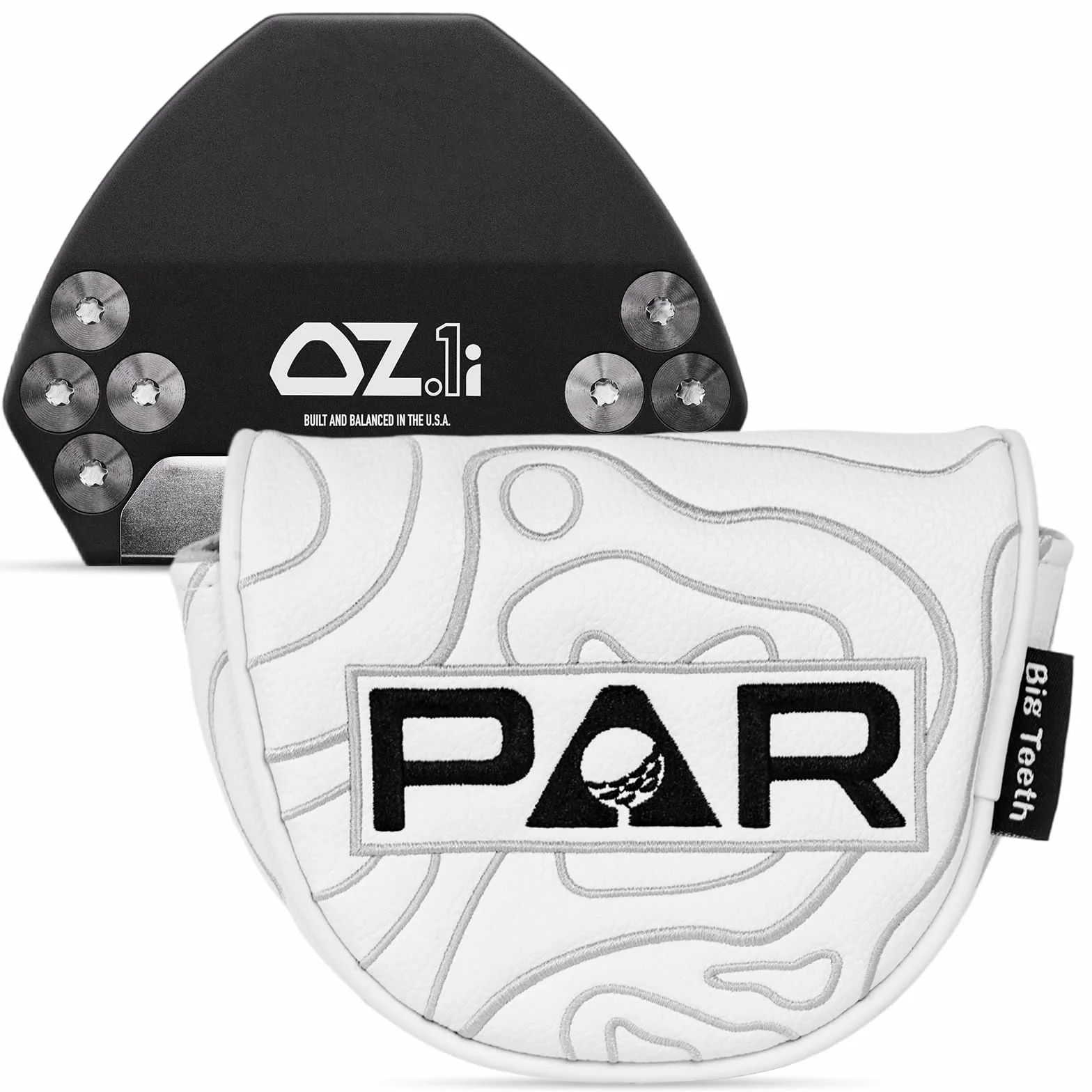 Cubierta magnética para cabeza de palo de golf de piel sintética blanca Scotty Cameron Taylormade Odyssey