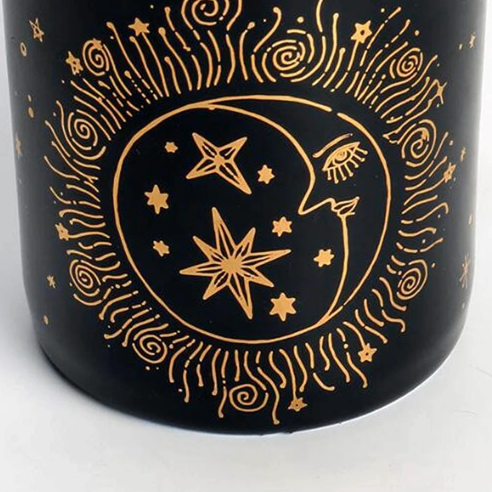Taza de Café de Té Taza Clásica De Pareja De Estrellas, Taza De Cerámica, Taza De Café Con Cielo Estrellado En Blanco Y Negro, Taza De Moda, Regalo Multifuncional para té de la tarde