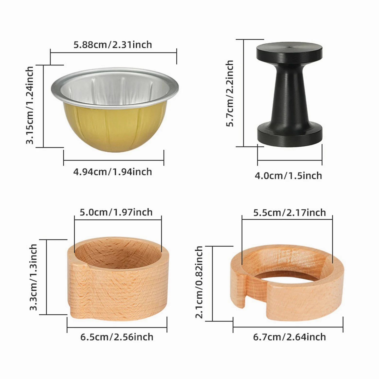 Juego de relleno de cápsulas de café, fácil de usar, accesorio de recarga de herramientas de recarga