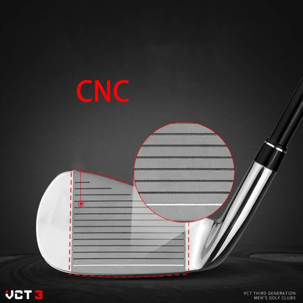 Hierro de Golf #5-#9 PW SW Profesional - Varilla Carbono/Acero Diestro