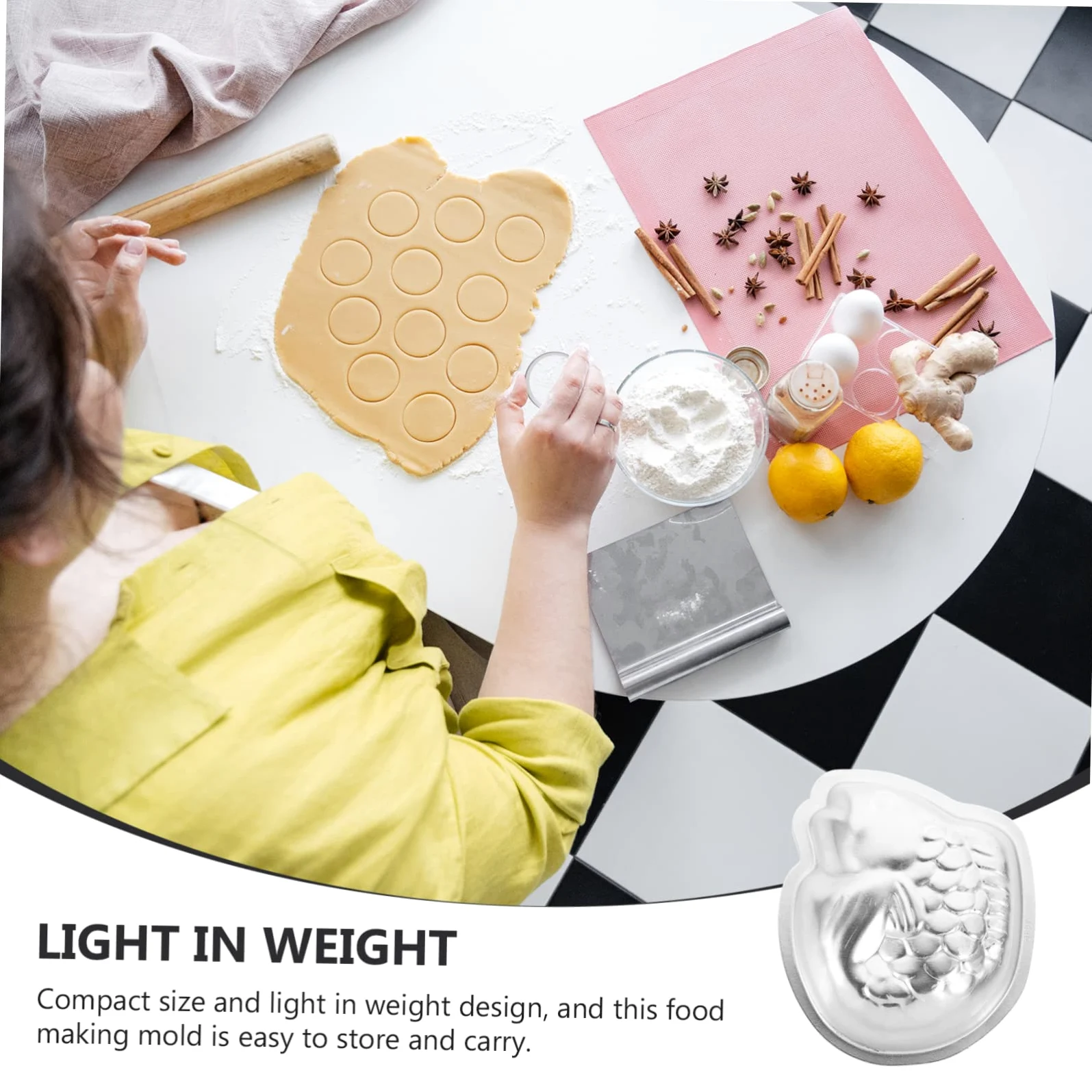 Amosfun 10 Piezas Molde De Pastel De Arroz Sartenes Para Tarta Molde Artesanal De Sugarcraft Pasta De Azúcar Horneado De Pescado Horneado De Pasteles Pastelitos Silver Aleación De Aluminio