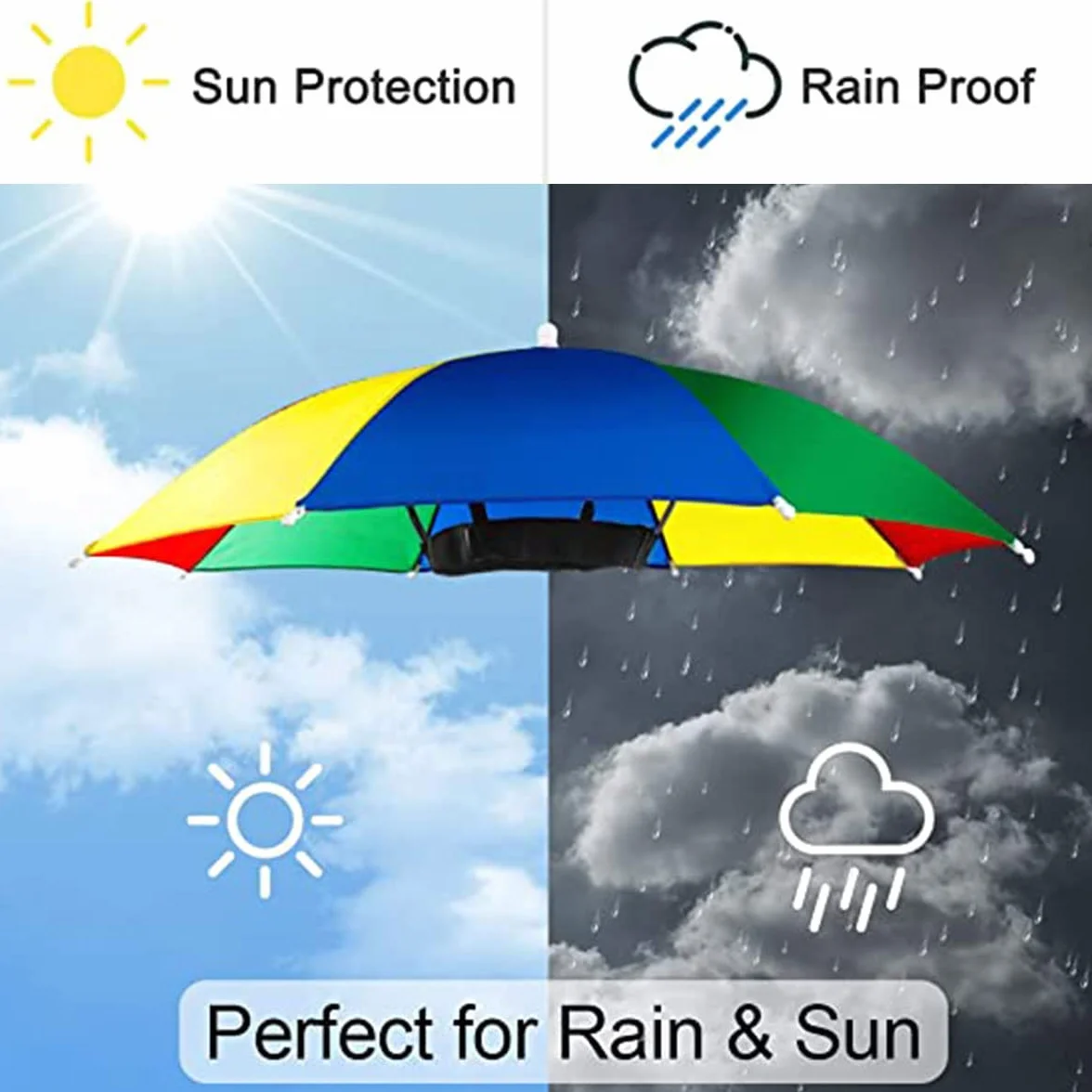 SEMINISMAR Paraguas Plegable Resistente a la Lluvia, Parasol para Playa, Golf, Pesca