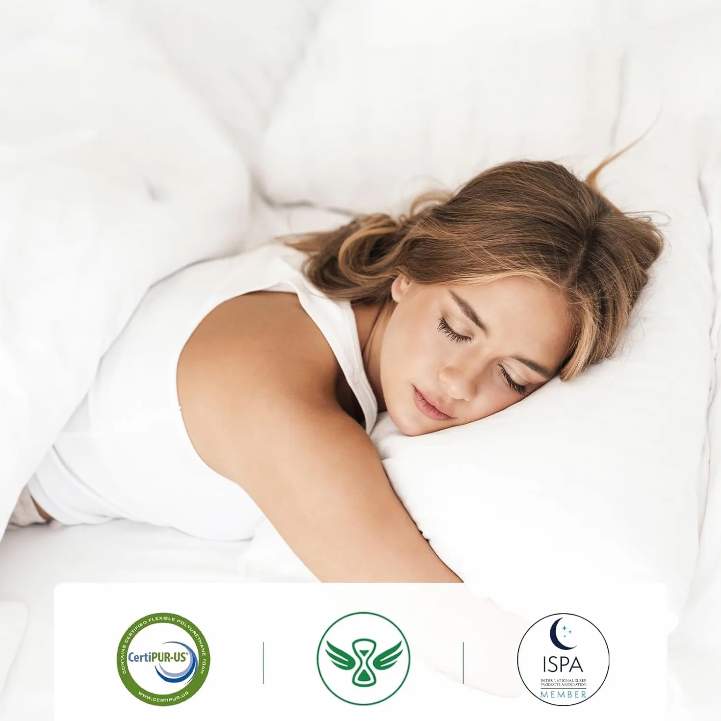 Colchón Viscoelástico 140x190 cm, Altura 28cm, Espuma de Memoria, Híbrido Muelles Ensacados, Ergonómico 10 Zonas, Firmeza Media, Transpirable, Antibacteriano, Hipoalergénico, Certificado Oeko-Tex