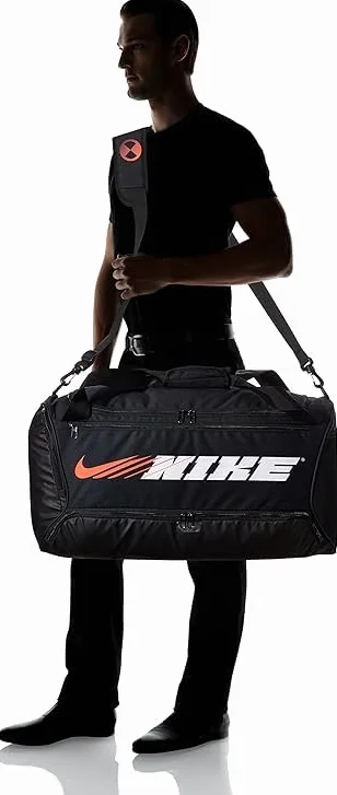 Nike Bolsa Deportiva Adultos Unisex Negro/Blanco Unico