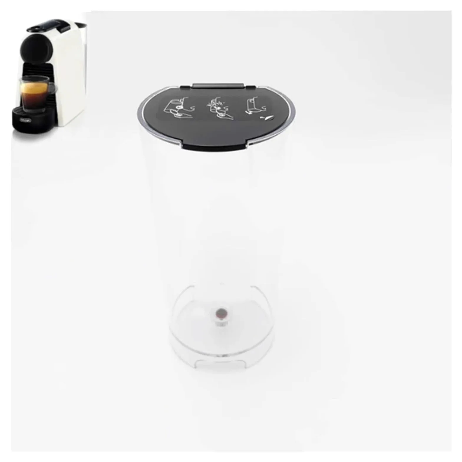 Depósito de agua, compatible con Nestlé, compatible con Nespresso, cápsulas, Essenza Mini C30/D30, repuestos for cafeteras