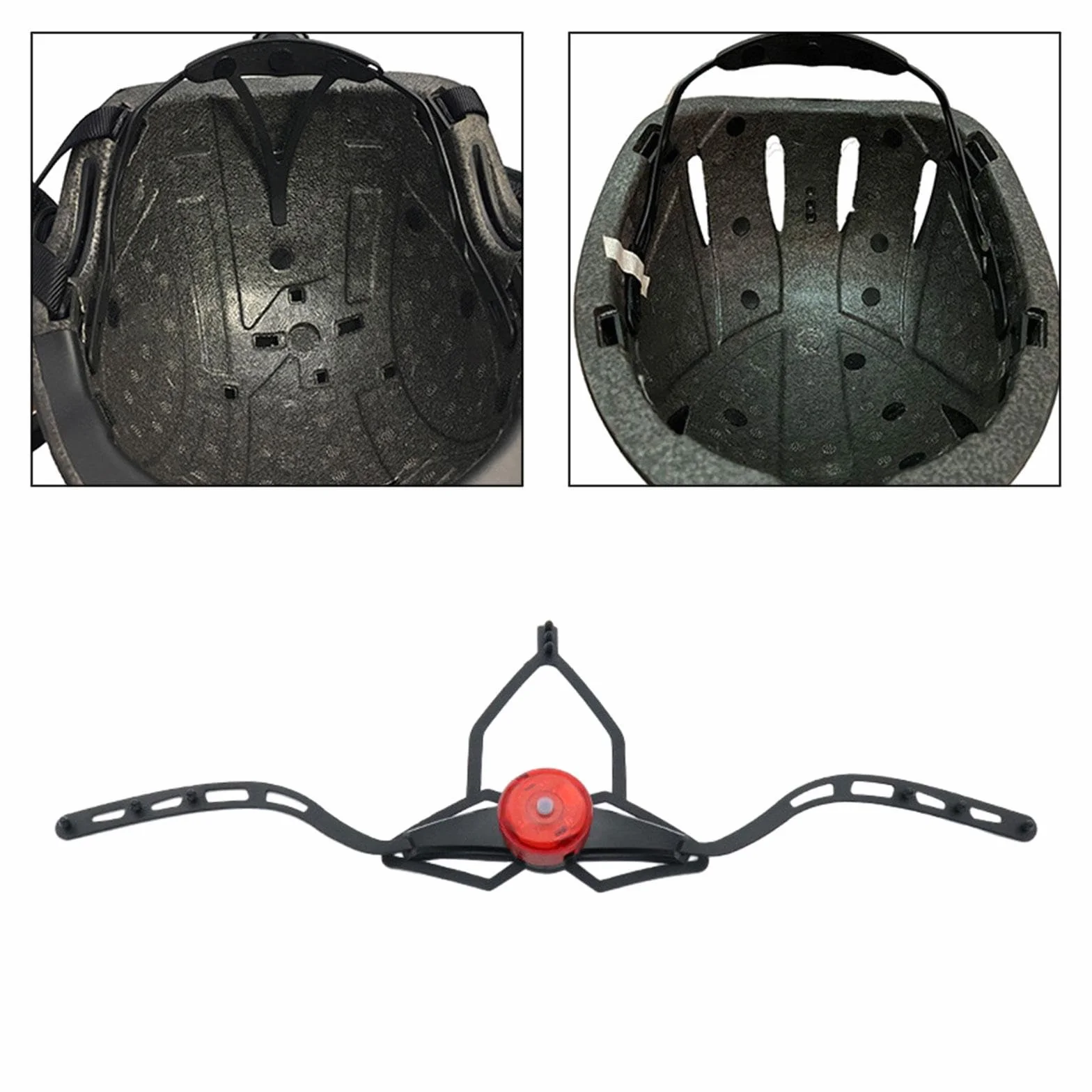 MagiDeal Sistema de retención del ajustador del Casco, Bloqueo de Cabeza Fijo, Multiuso, fácil instalación, Casco Resistente, Correa Ajustable para Montar