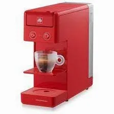 illy Iperespresso Y3.3 - Cafetera para cápsulas (0,7 L), color rojo