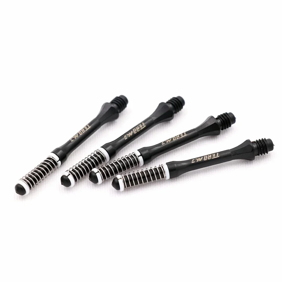 CUESOUL TERO AK7 Flechas de Dardos Telescopio de Resorte Incorporado para Flechas de Punta de Acero y Flechas de Punta Suave, Juego de 4 Piezas