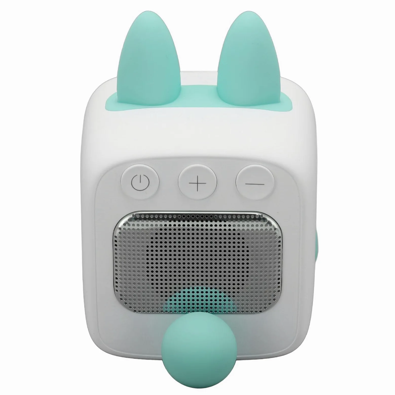 Reloj Despertador Inteligente con Altavoz Bluetooth, Pantalla de 2,01 Pulgadas, Modo de álbum de Fotos GIF con Batería de 3000mAh, para Decoración de Escritorio de Hogar y (Verde Claro)