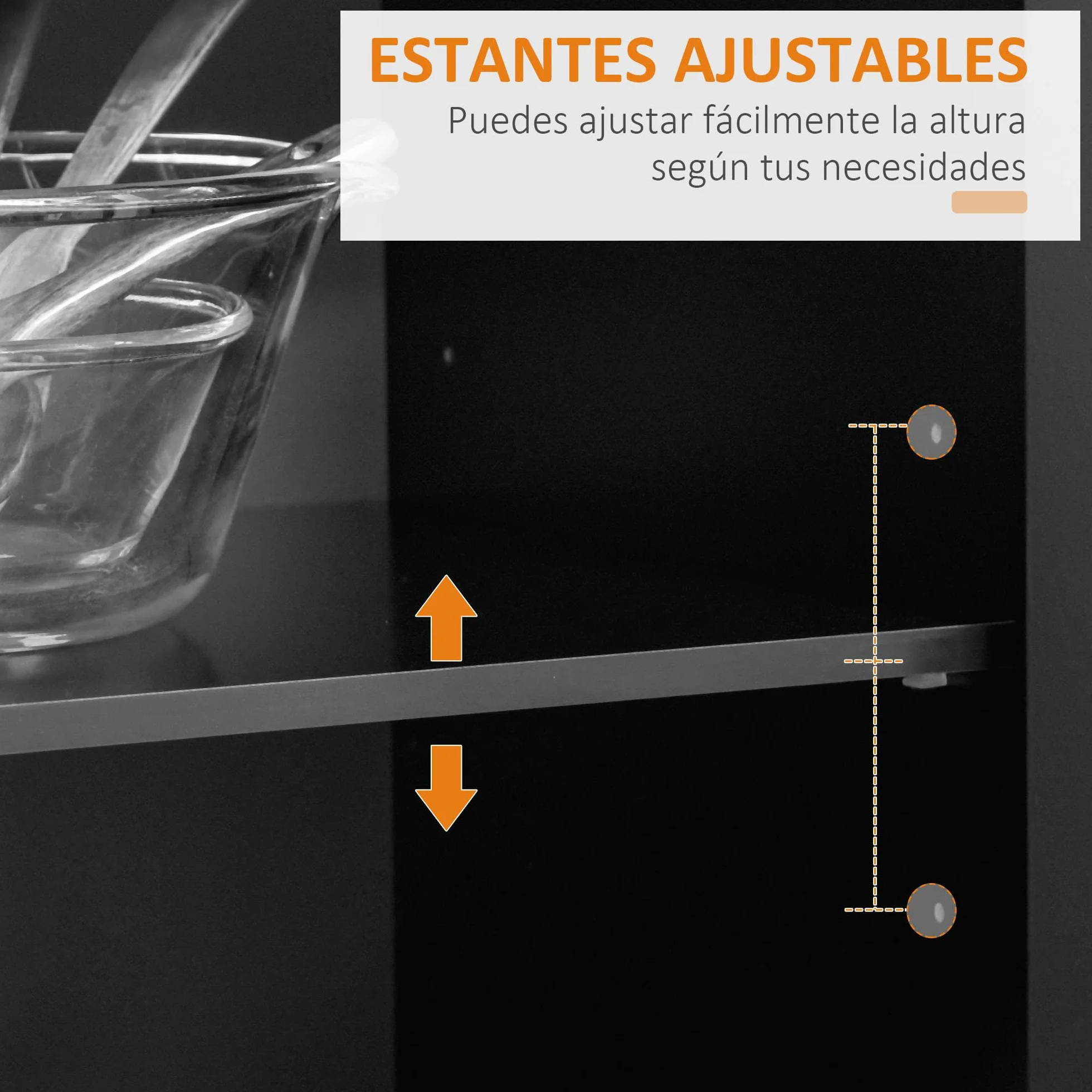 HOMCOM Isla de Cocina con Ruedas Carrito de Cocina Mueble Auxiliar de Cocina con 2 Puertas 2 Cajón Toallero y Estante Ajustable para Comedor Salón 104x46x91 cm Negro