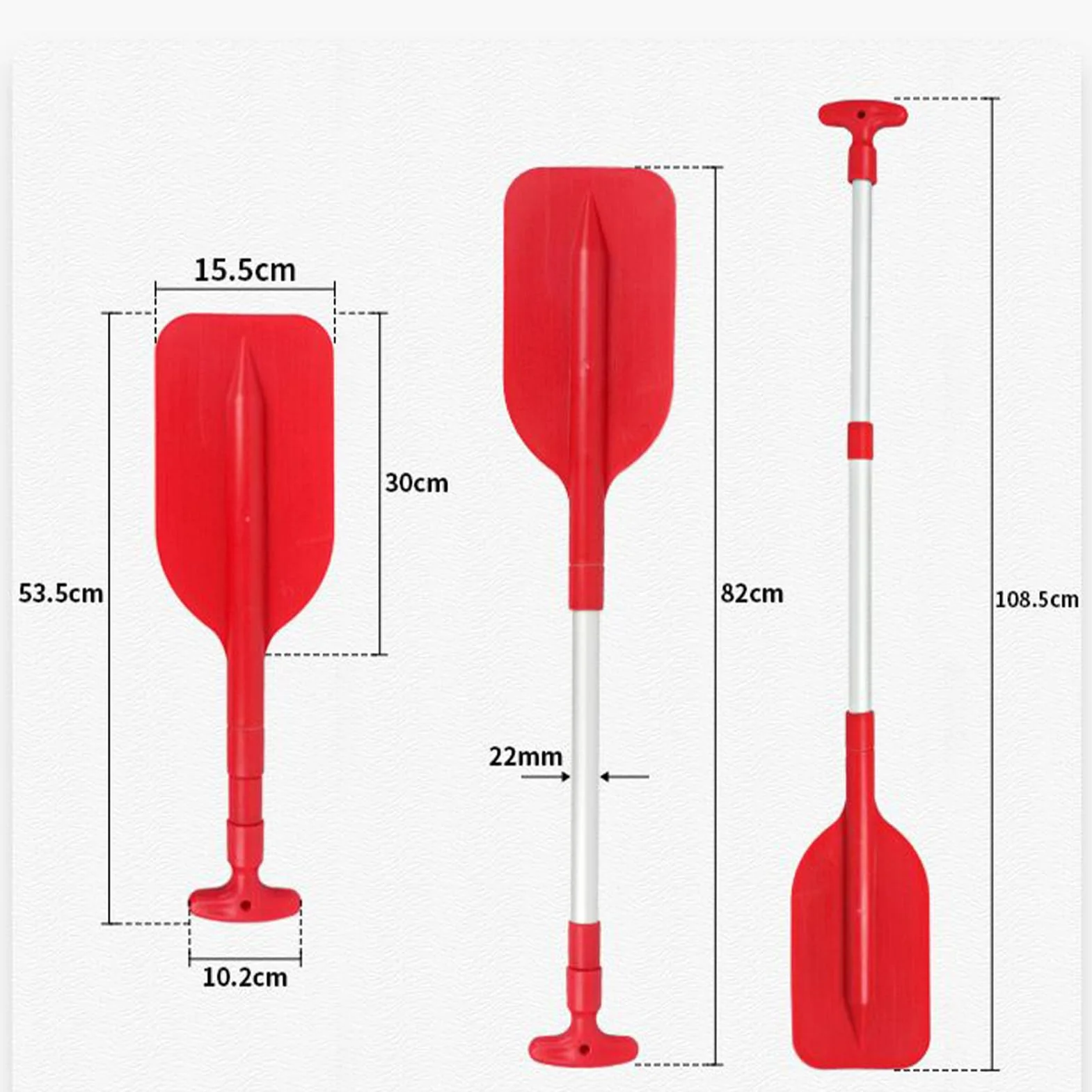 Remo para barcos | Remo telescópico para niños para barcos, remo telescópico, seguridad exterior, equipo de aleación de aluminio, para remo, kayak, estudiantes, adolescentes, niñas,