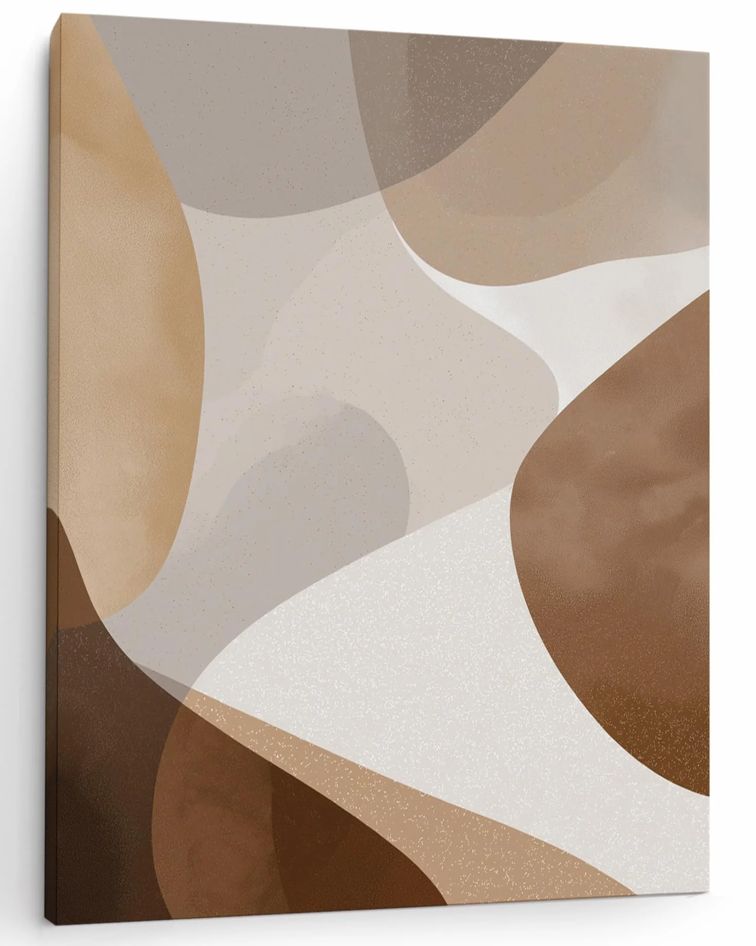 Panorama Cuadros Decoración Salón Modernos - Abstracto Tierra 80x120 cm - Bastidor de Madera - Lienzos Decorativos para colgar en Pared - Regalos Originales para Dormitorios, Cocina, Habitación
