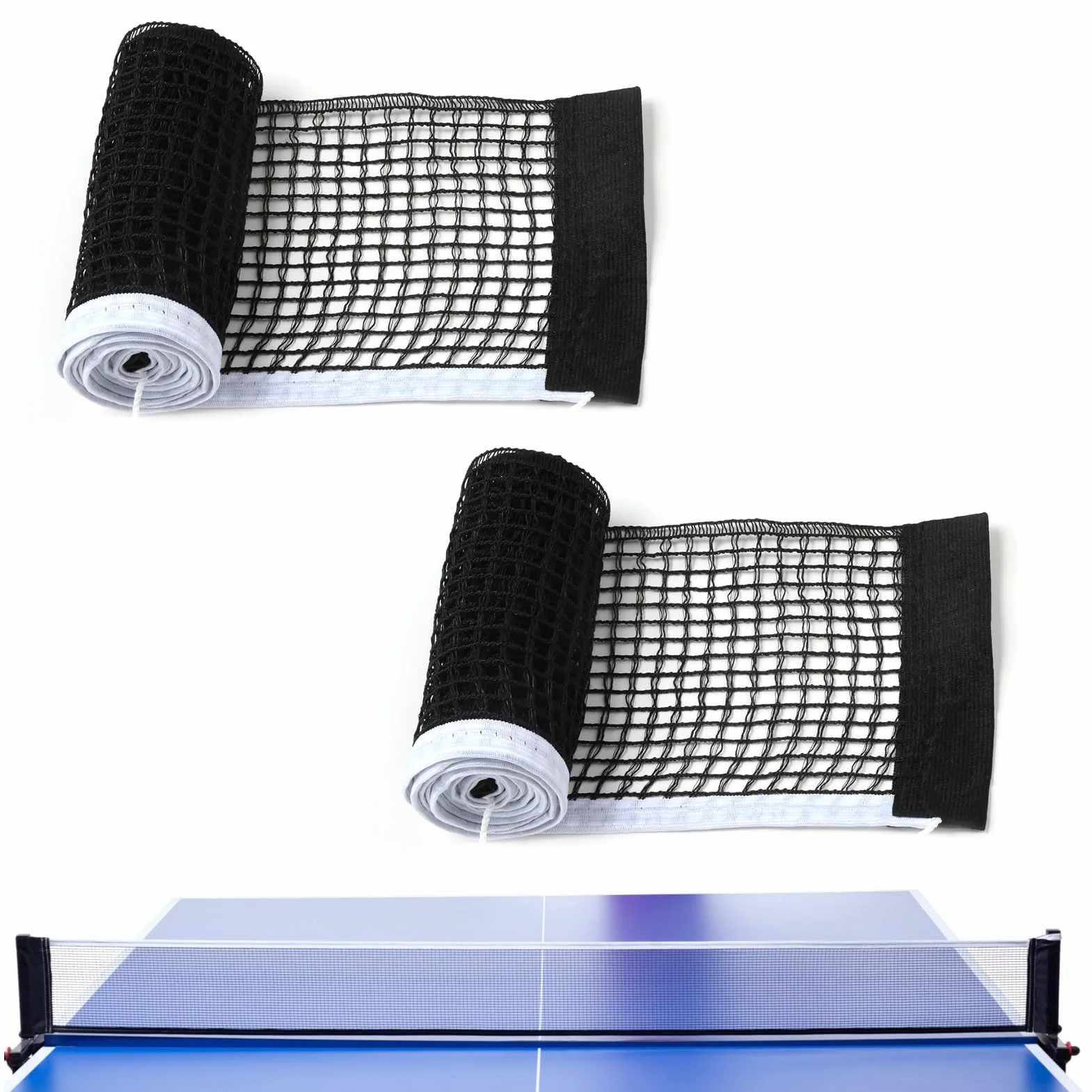 Red de Reemplazo de Tenis de Mesa Ping Pong 180 x 15cm Compatible Varios Tamaños
