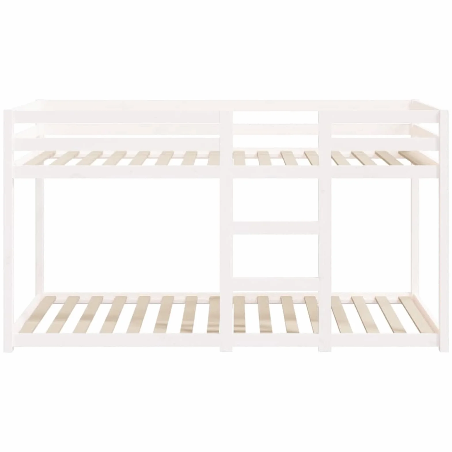 Festnight Litera de Madera 80 x 200 cm, Cama Litera Juvenil y Adulto, Blanco