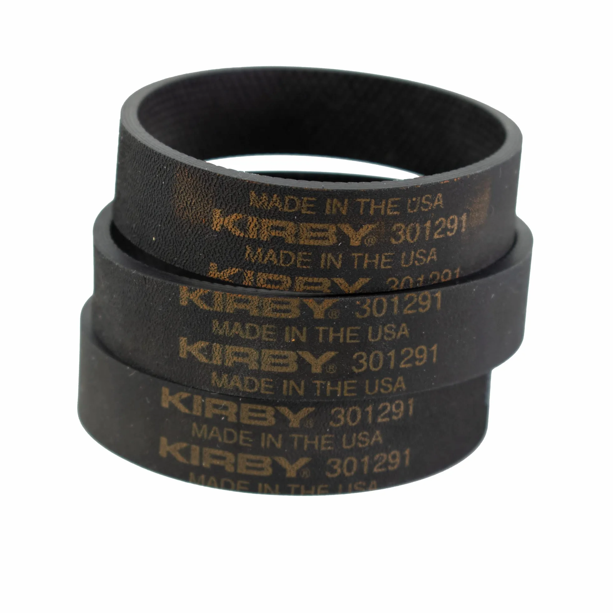 Correa Ribeteada Kirby para Aspiradora, Compatible con Todas las Aspiradoras Verticales Kirby de 1960 a la Actualidad, Número 301291, Paquete de 3 Correas